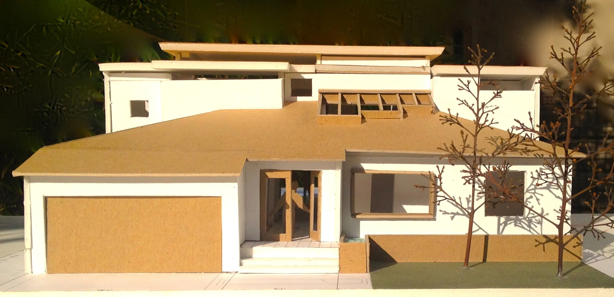 Proposed new facade & second story