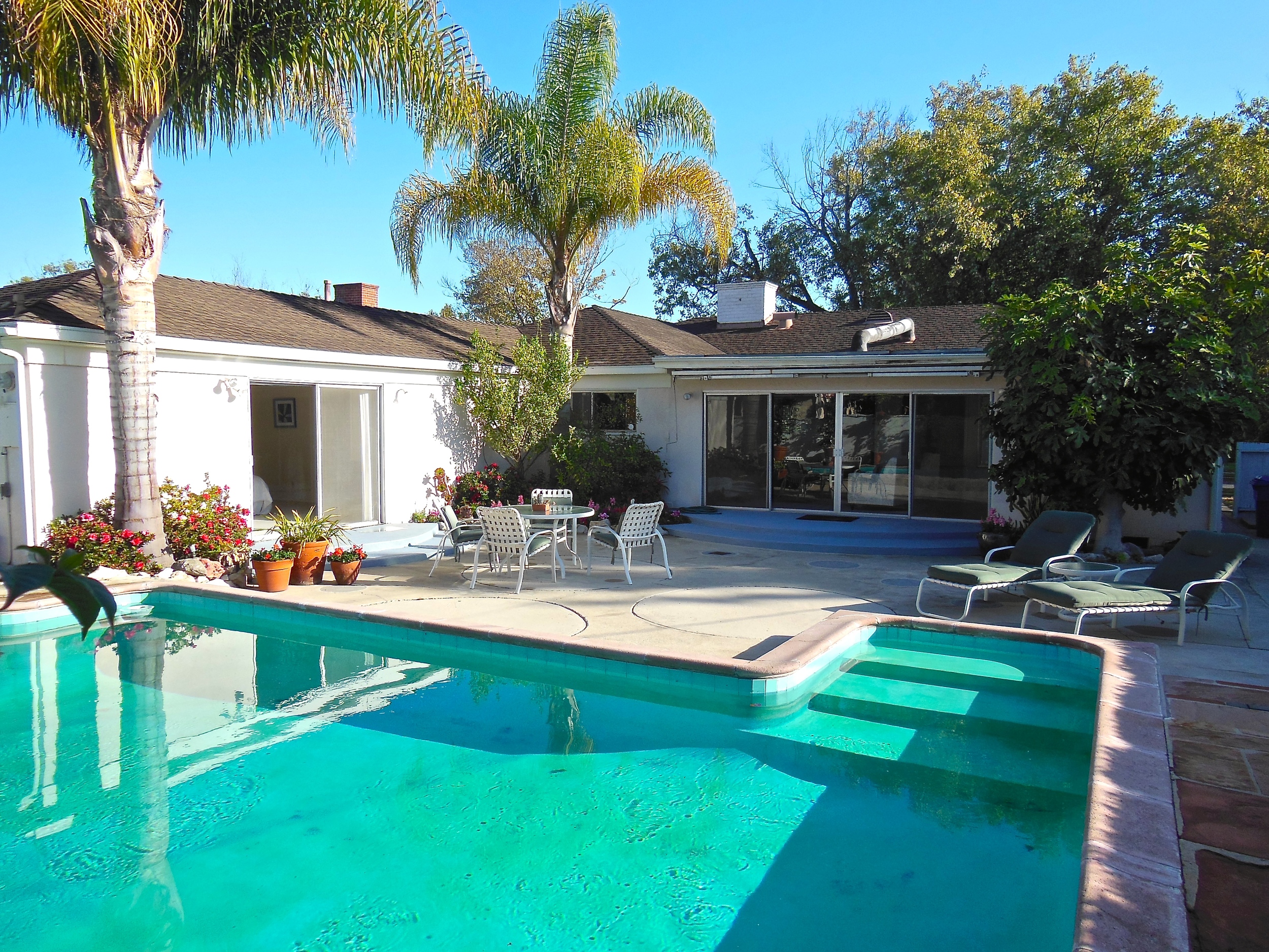 View of Original House from backyard