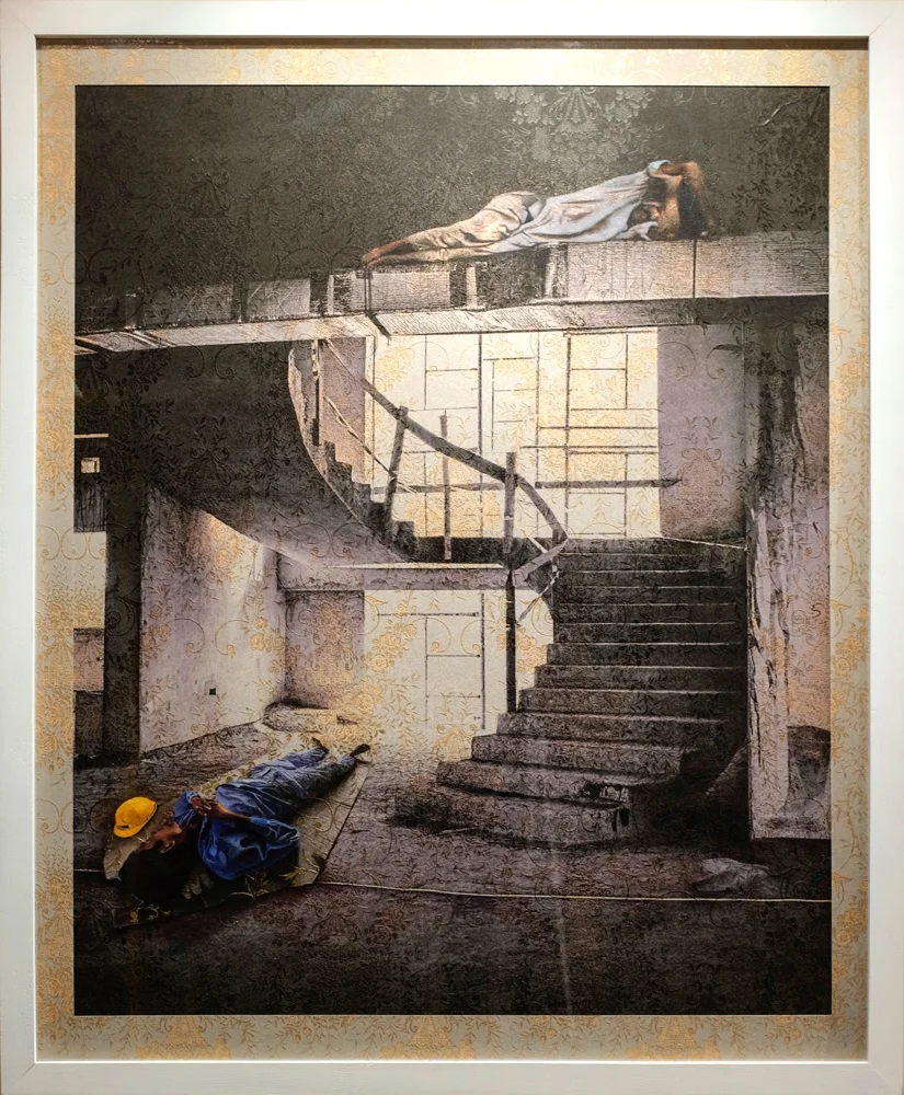 Two Men and Staircase