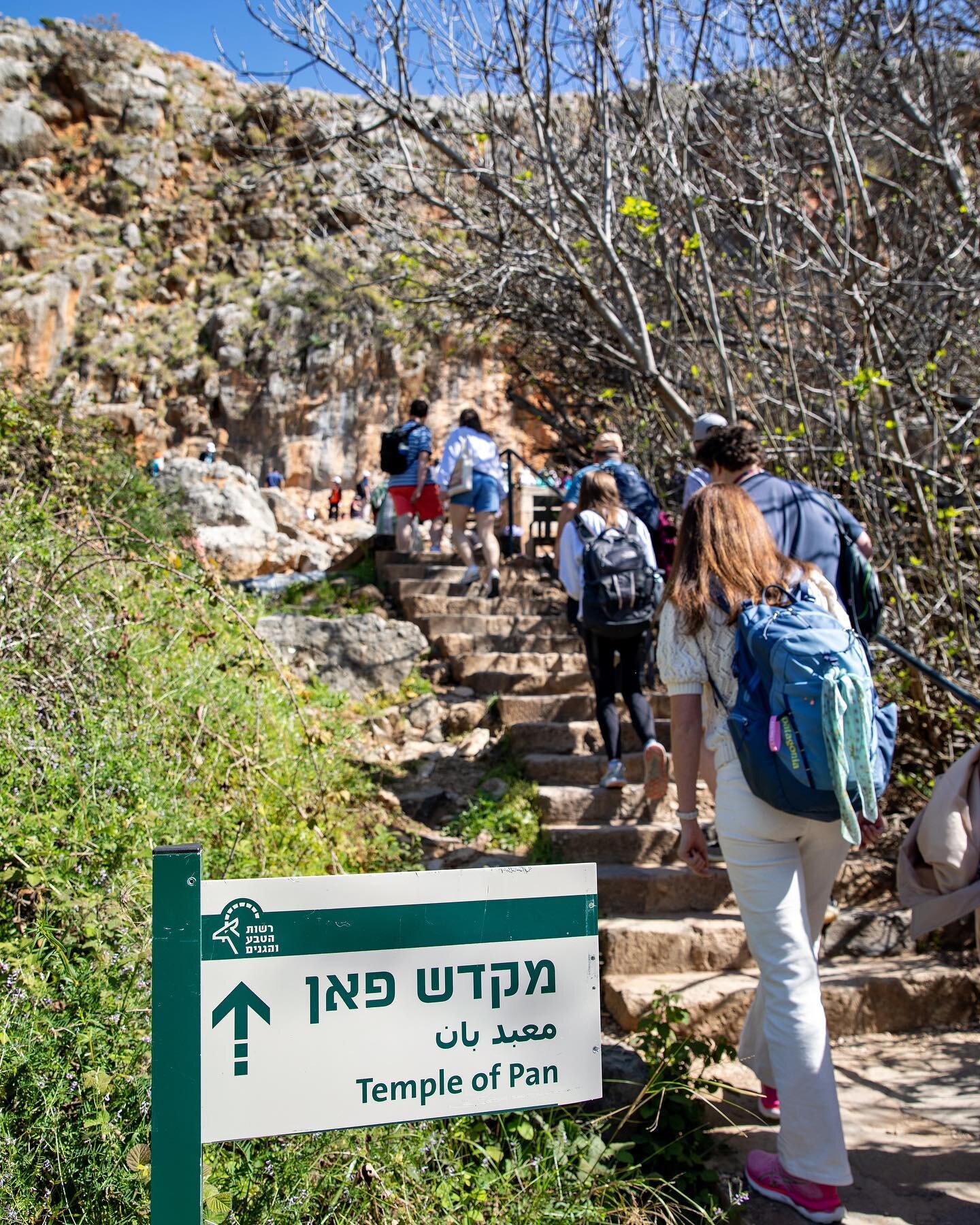 Holy Land on 12th of March, 2023 📸🕊️ We visited Caesarea Philippi (Banias), Mt. Bental (former IDF outpost by Syrian Border), Jish and Ba&rsquo;ram National Park to hear Shadi Khalloul Risho talk about ICAA @israelichristianaramaicngo and say the L