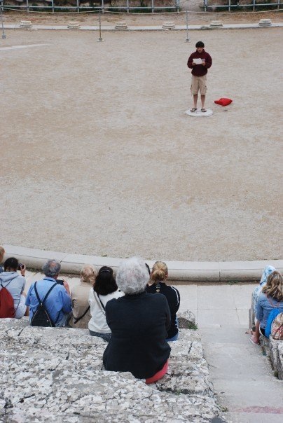 At the Theatre of Epidaurus - 2007