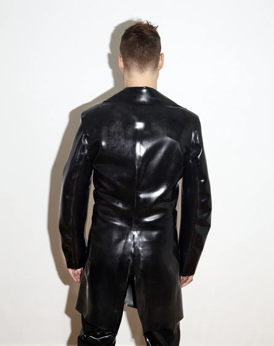 Soliloquy Latex Long Blazer