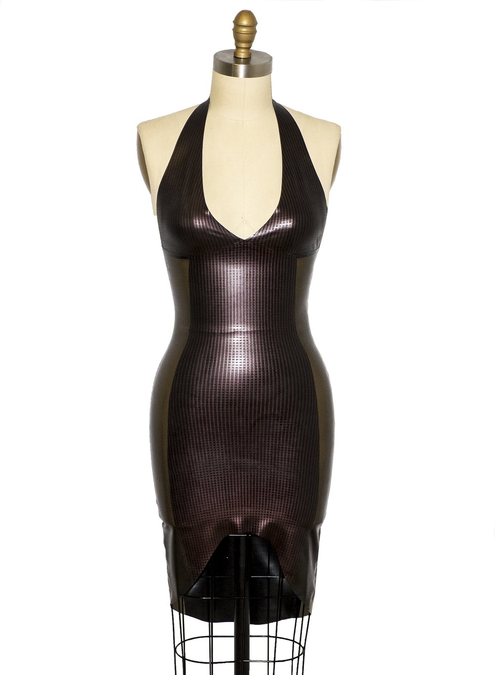 french connection halter dress Whisper Double Breasted Halter Mini Dress in Black