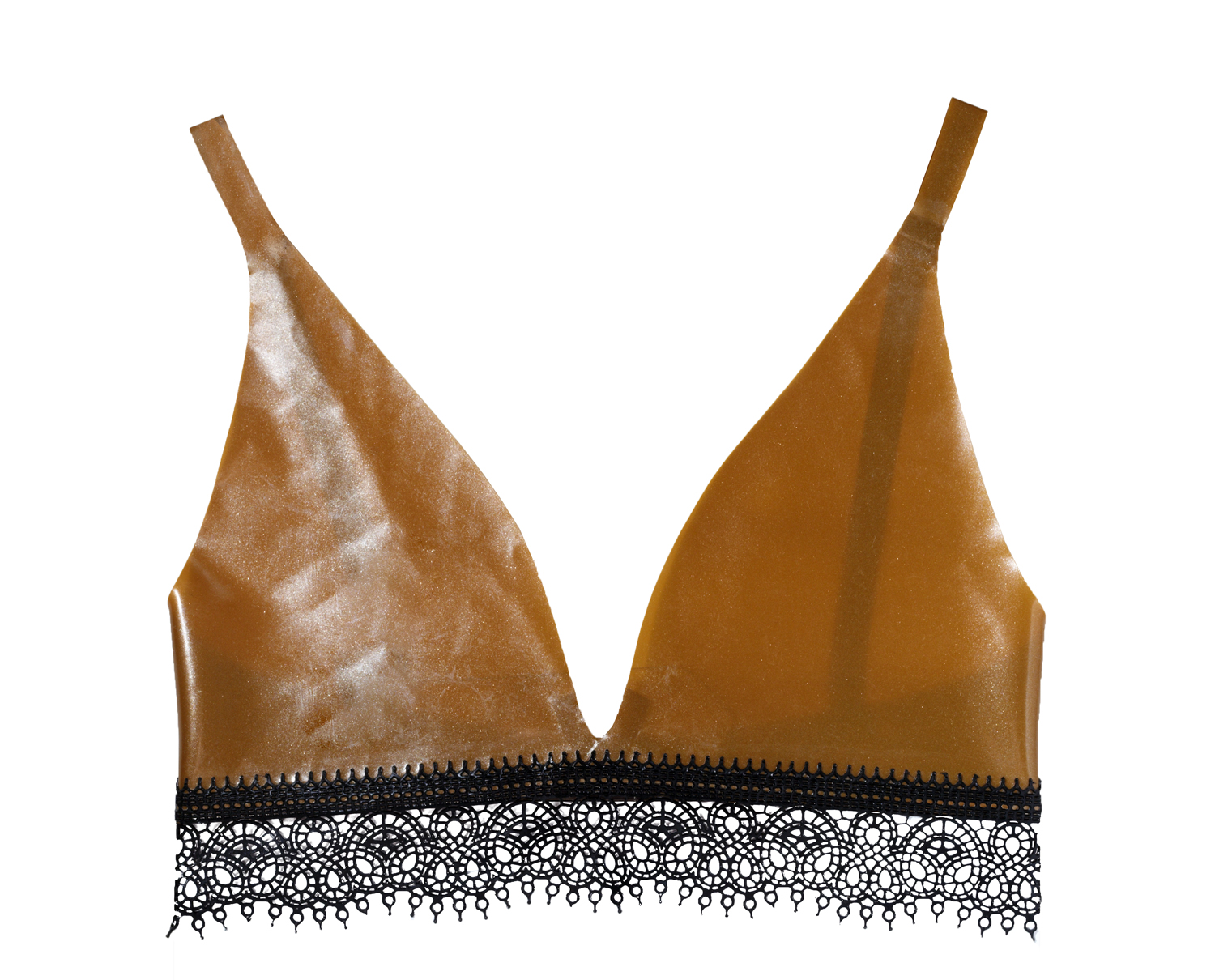 BabyLove's Latex Scalloped Lace Trimmed Bralette