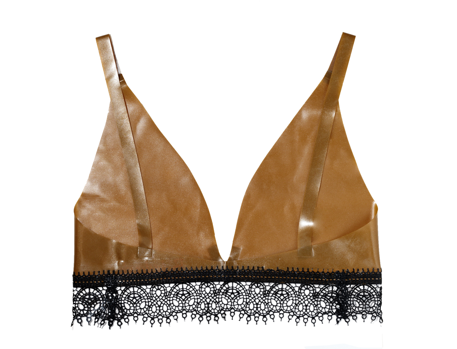 BabyLove's Latex Scalloped Lace Trimmed Bralette