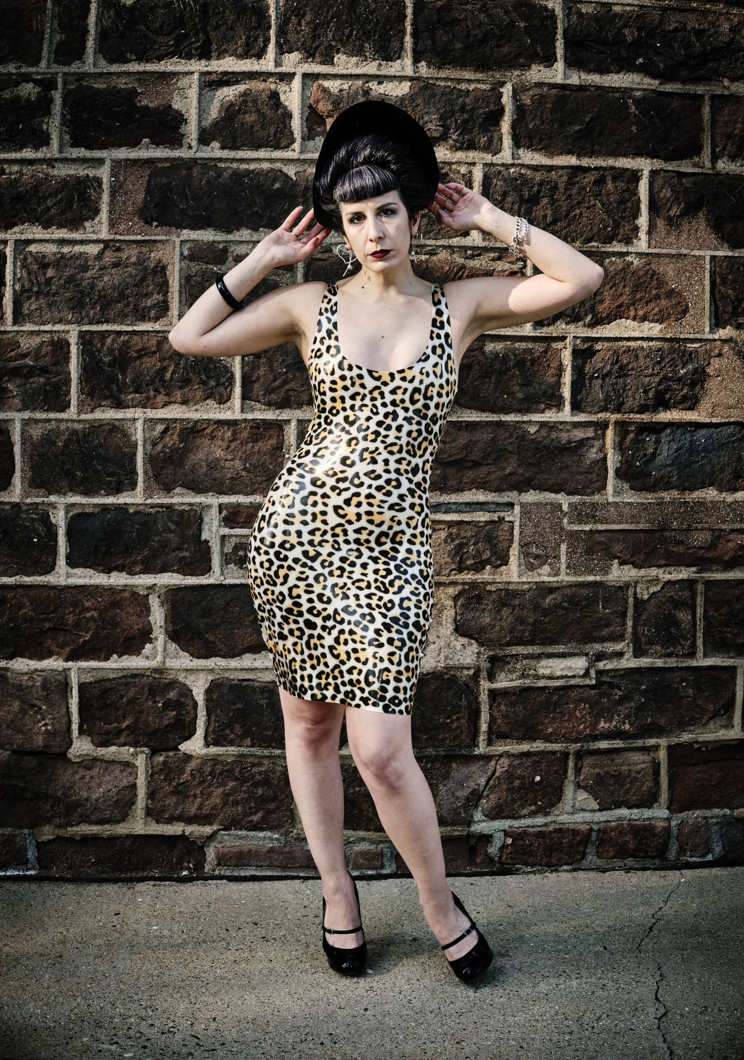 BabyLove's Latex Leopard Tank Dress