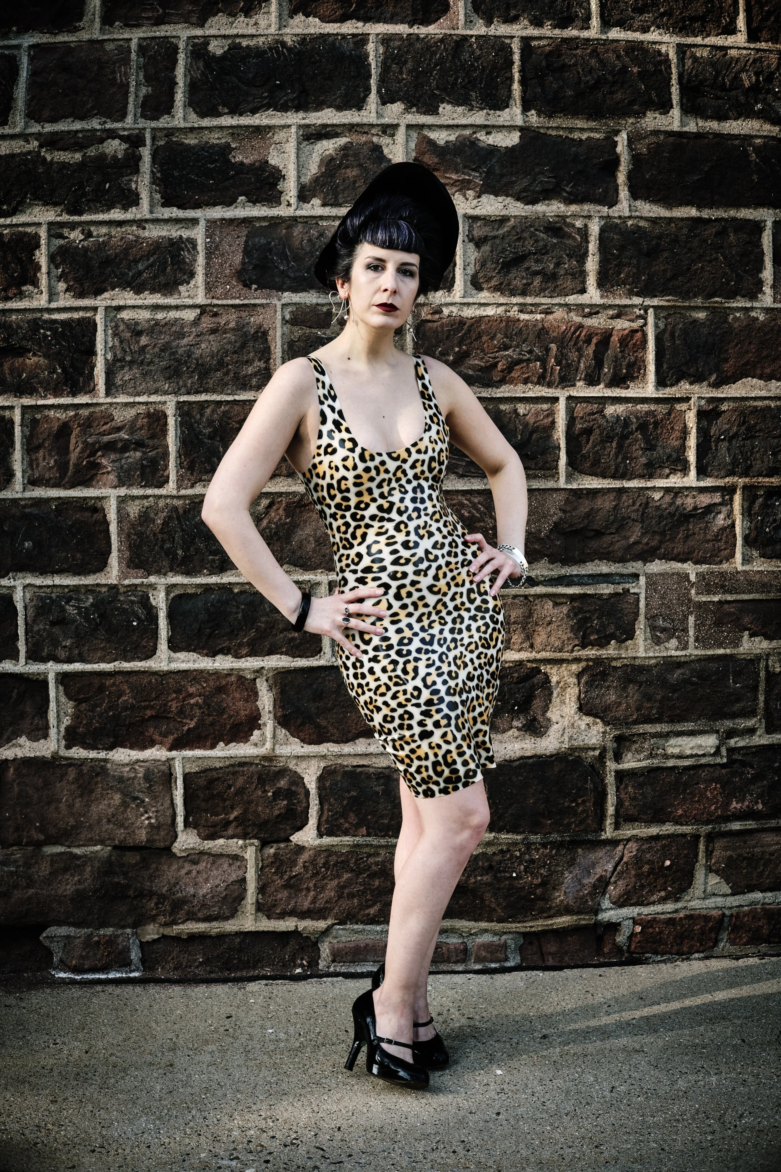 BabyLove's Latex Leopard Tank Dress