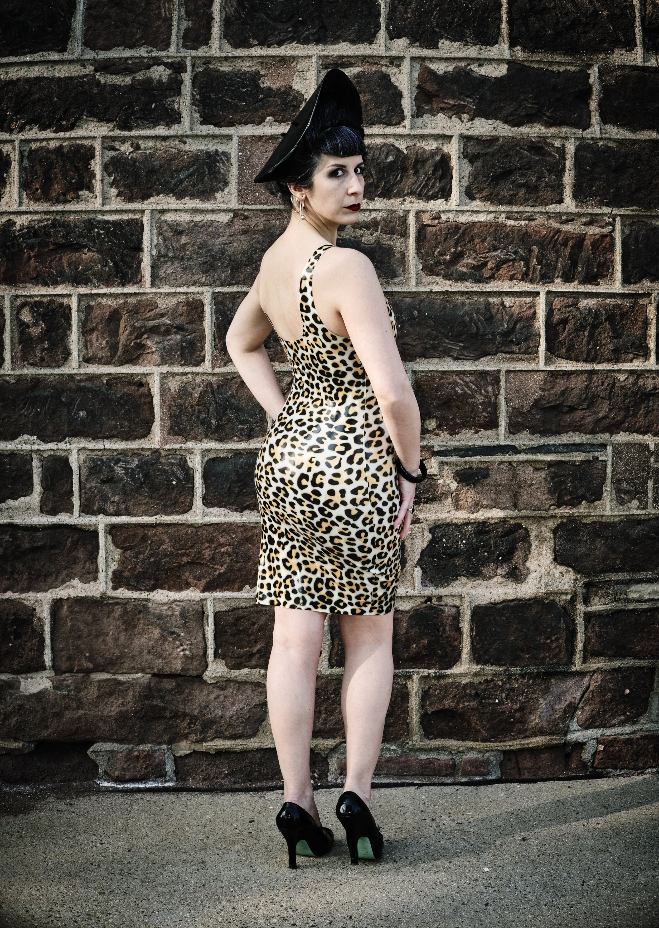 BabyLove's Latex Leopard Tank Dress