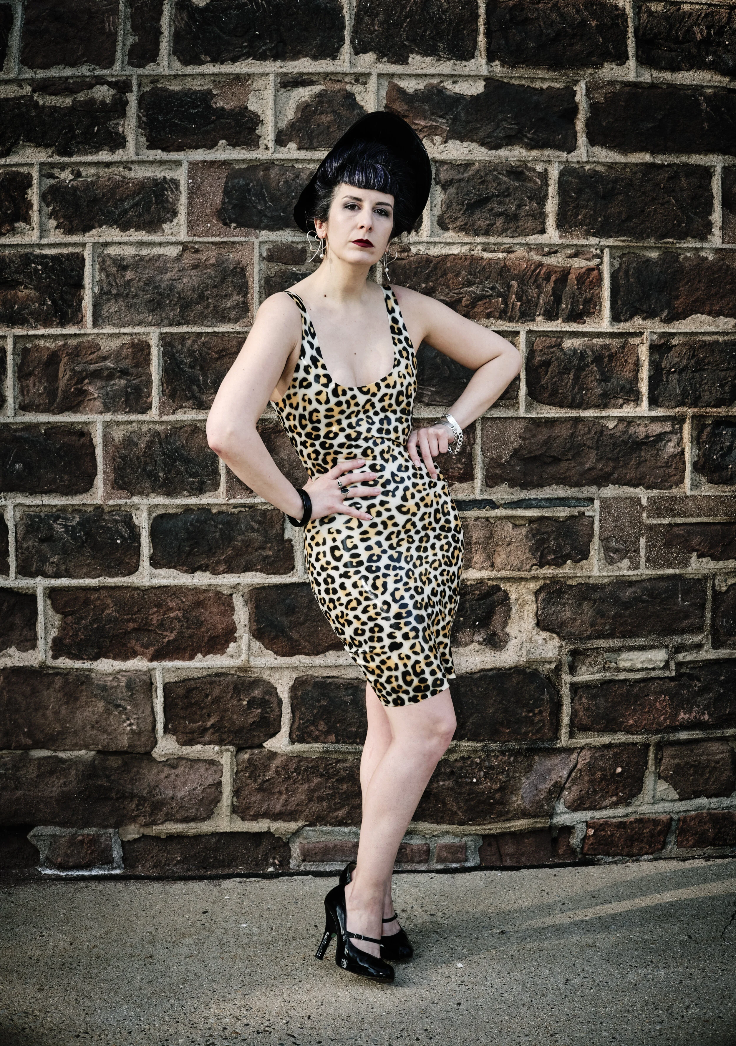 BabyLove's Latex Leopard Tank Dress