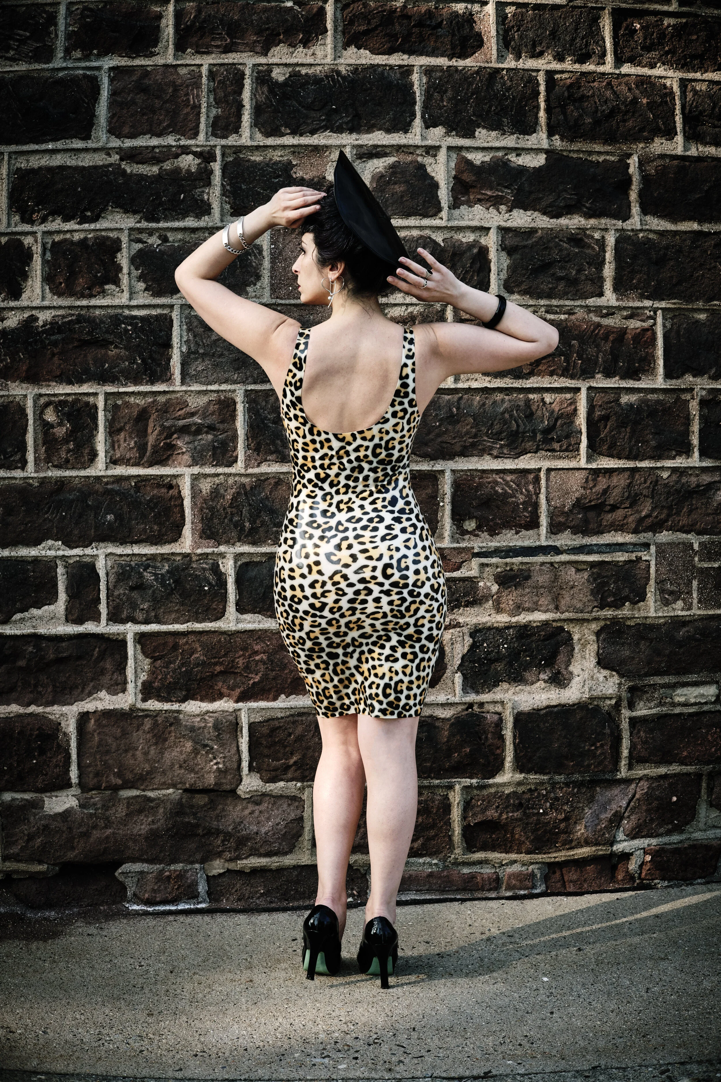 BabyLove's Latex Leopard Tank Dress