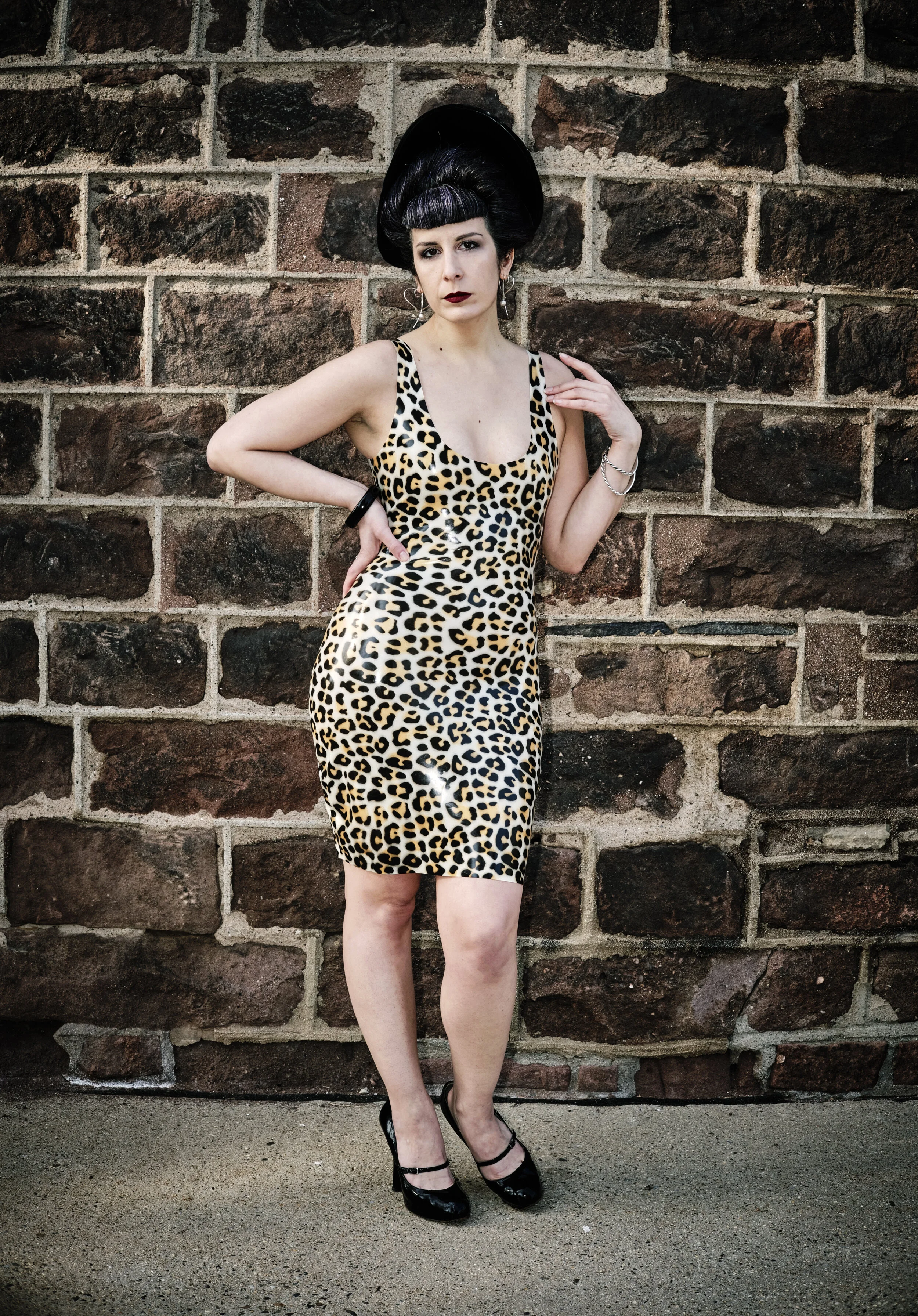 BabyLove's Latex Leopard Tank Dress