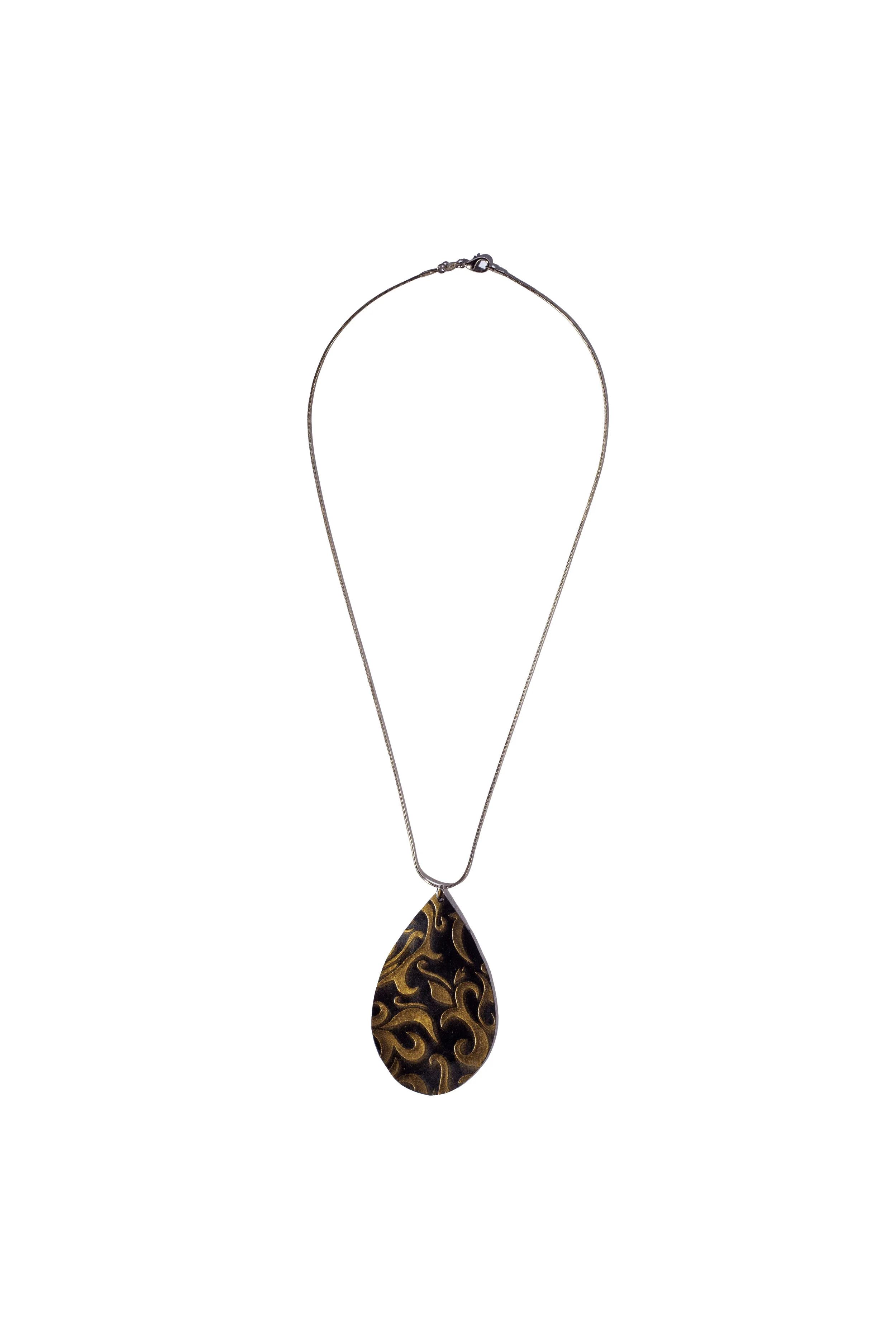 BabyLove's Latex Textured Teardrop Necklace