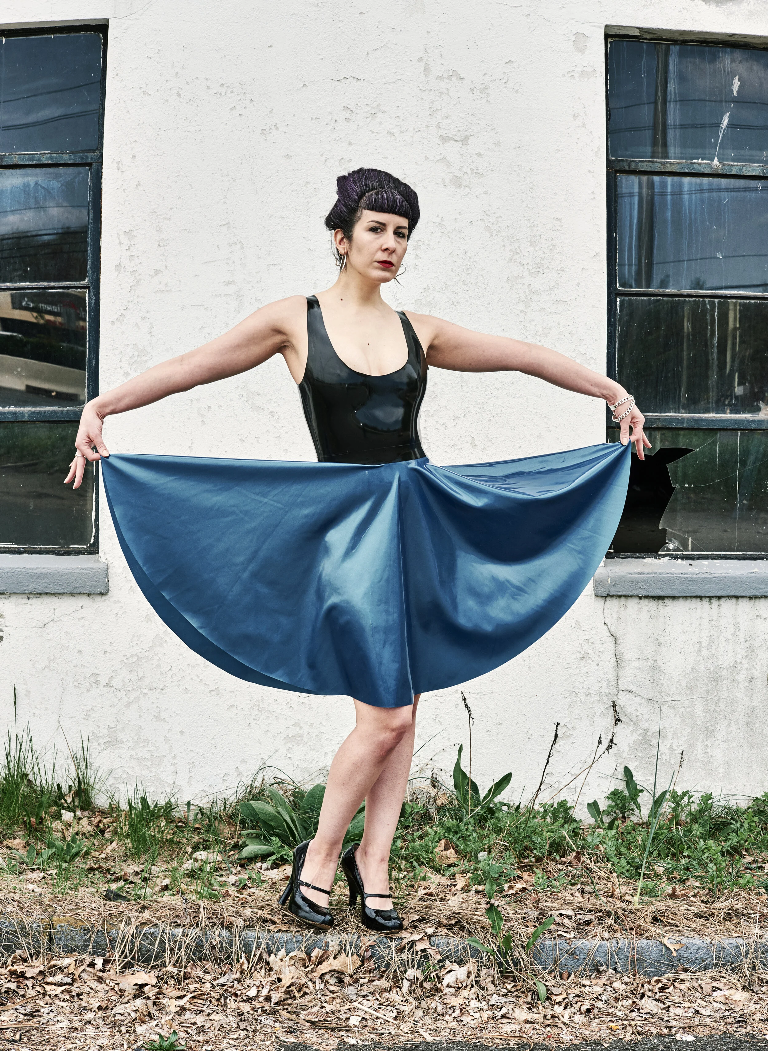 BabyLove's Latex Long Circle Skirt