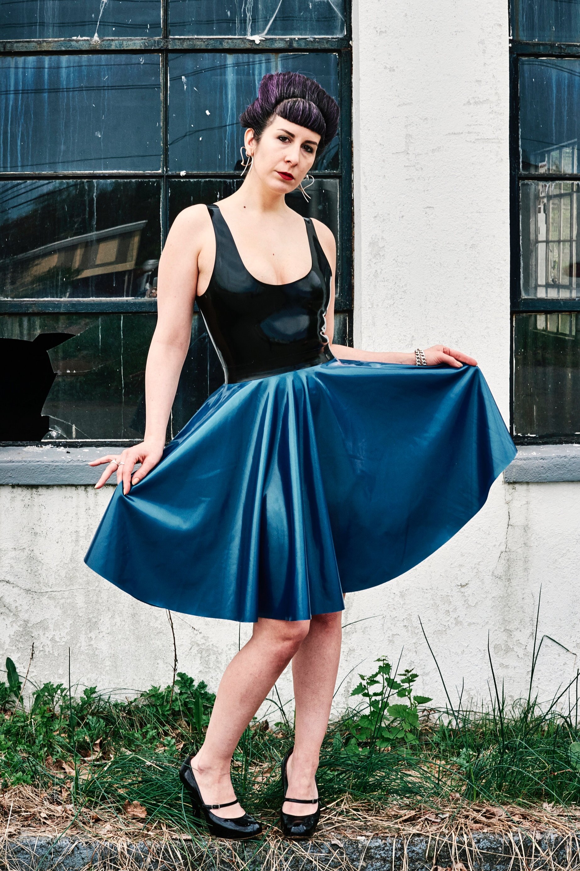 BabyLove's Latex Long Circle Skirt