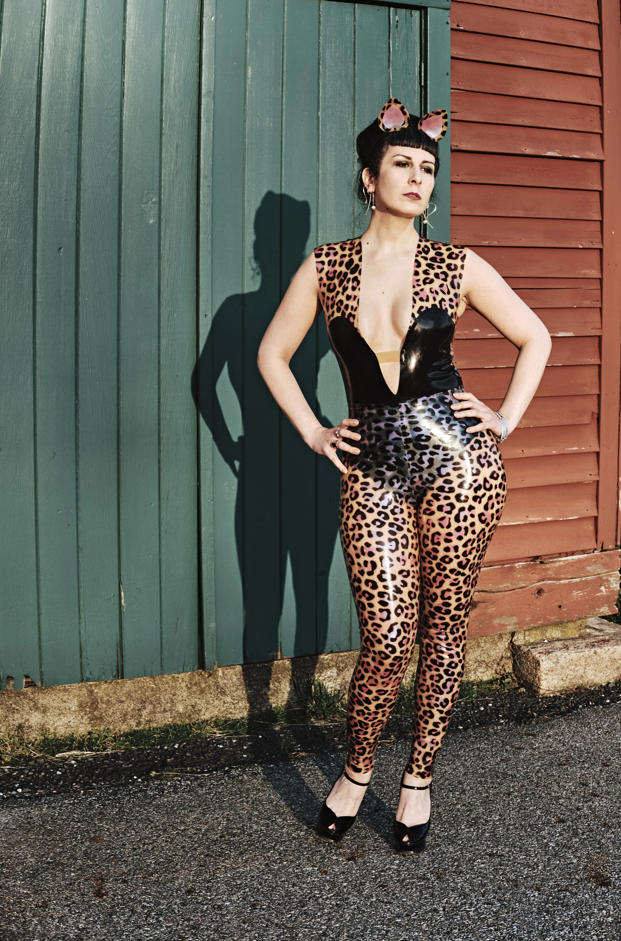 BabyLove's Latex Leopard Leggings