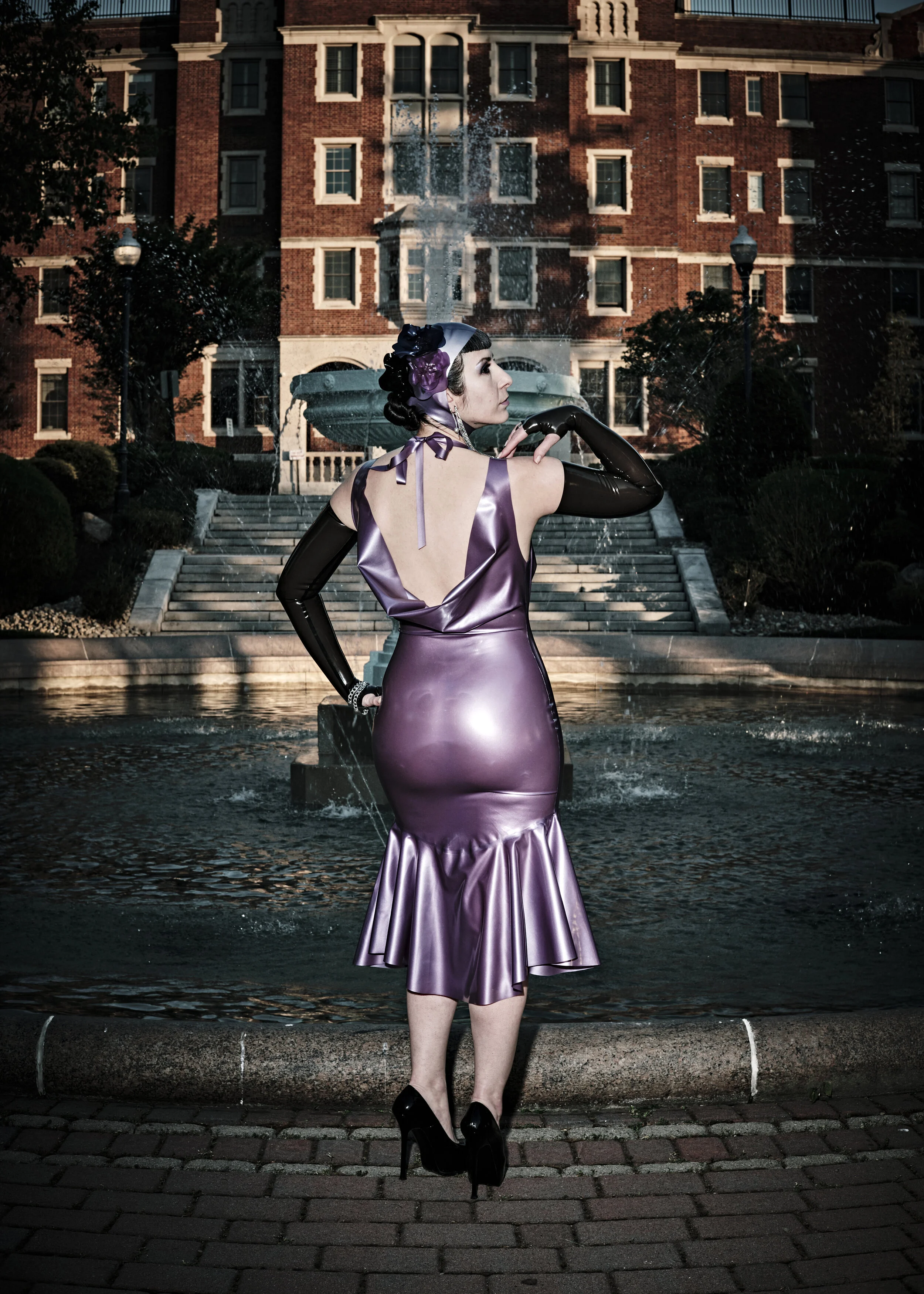 BabyLove's Latex 1920’s Latex Dress