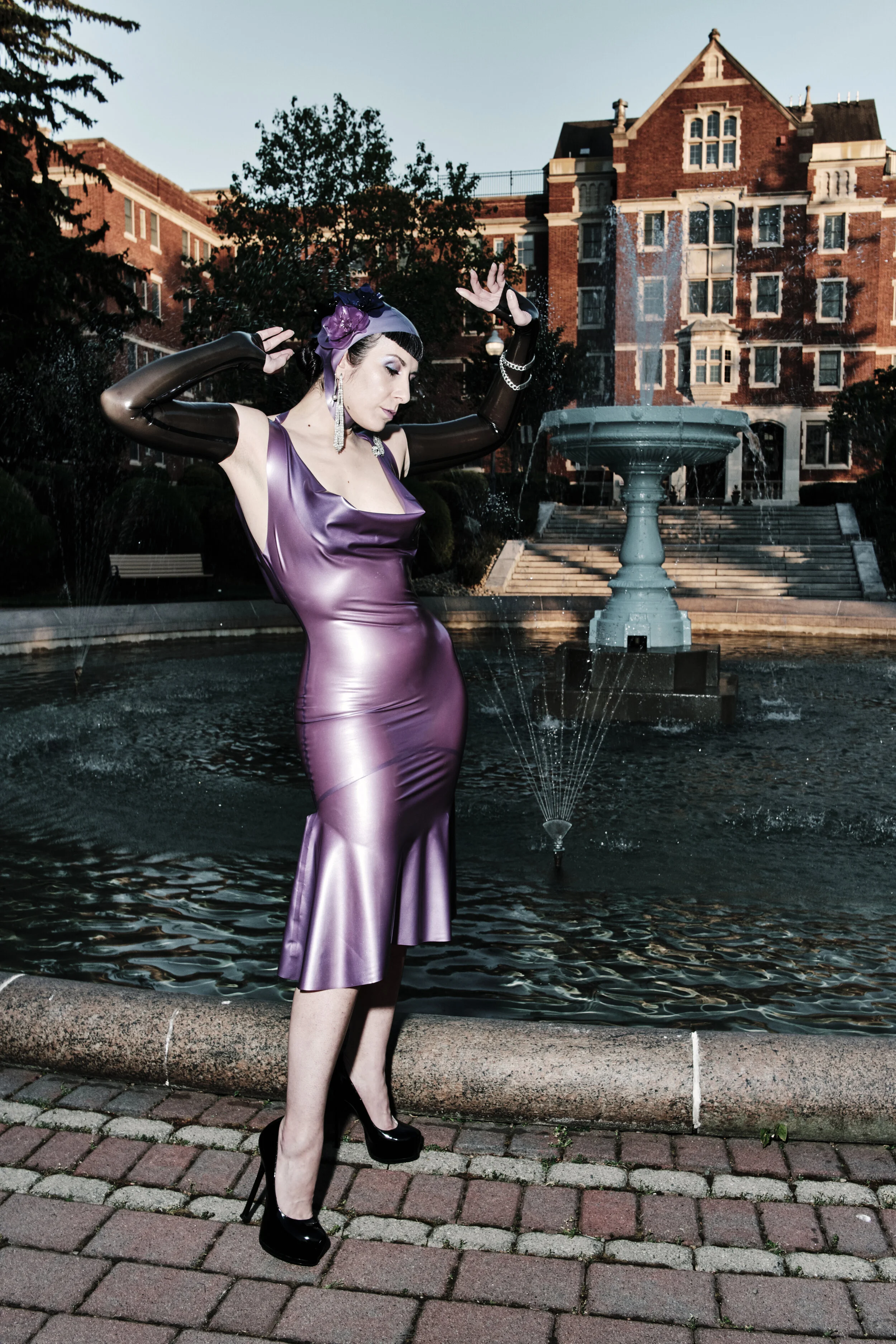 BabyLove's Latex 1920’s Latex Dress