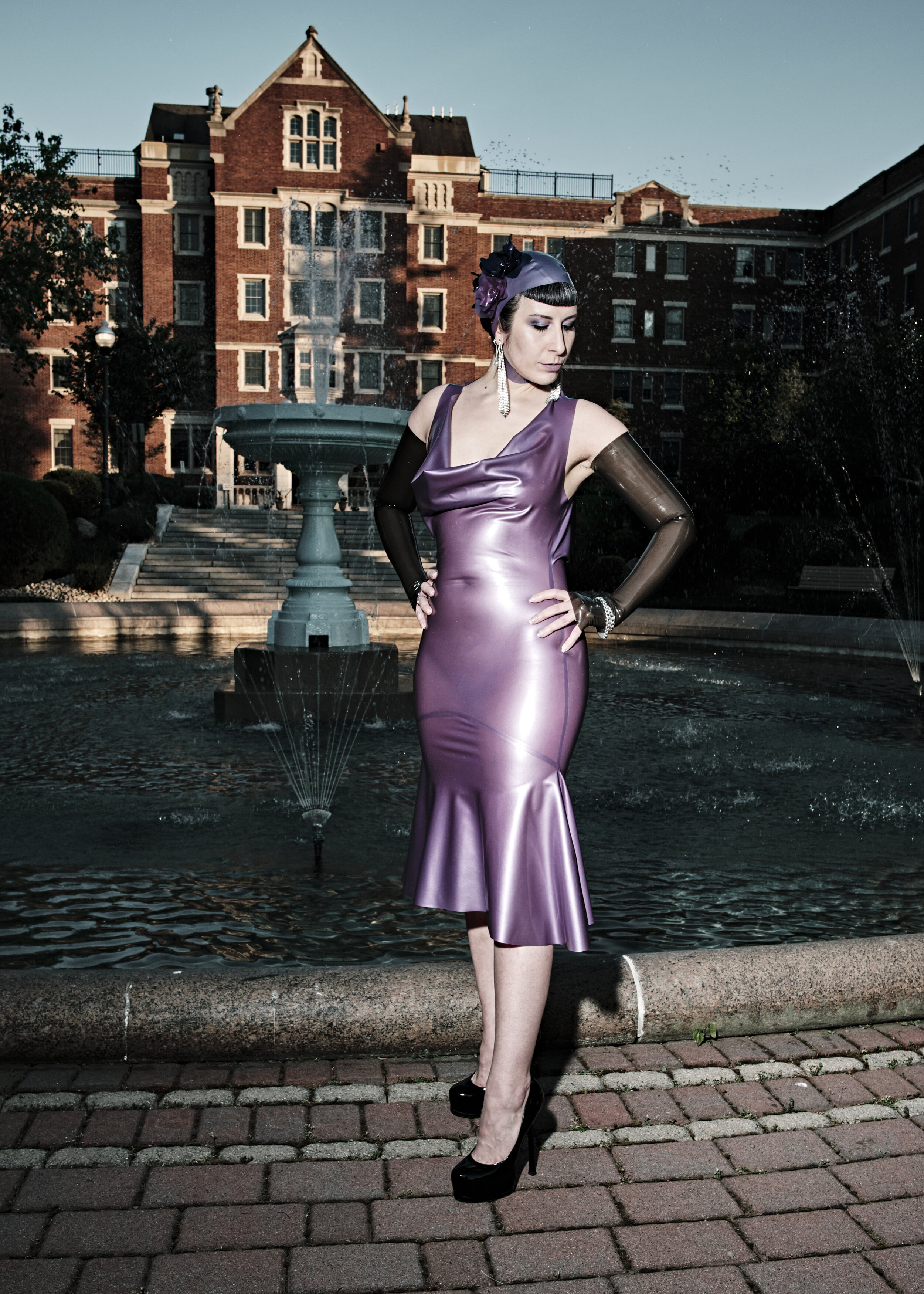 BabyLove's Latex 1920’s Latex Dress