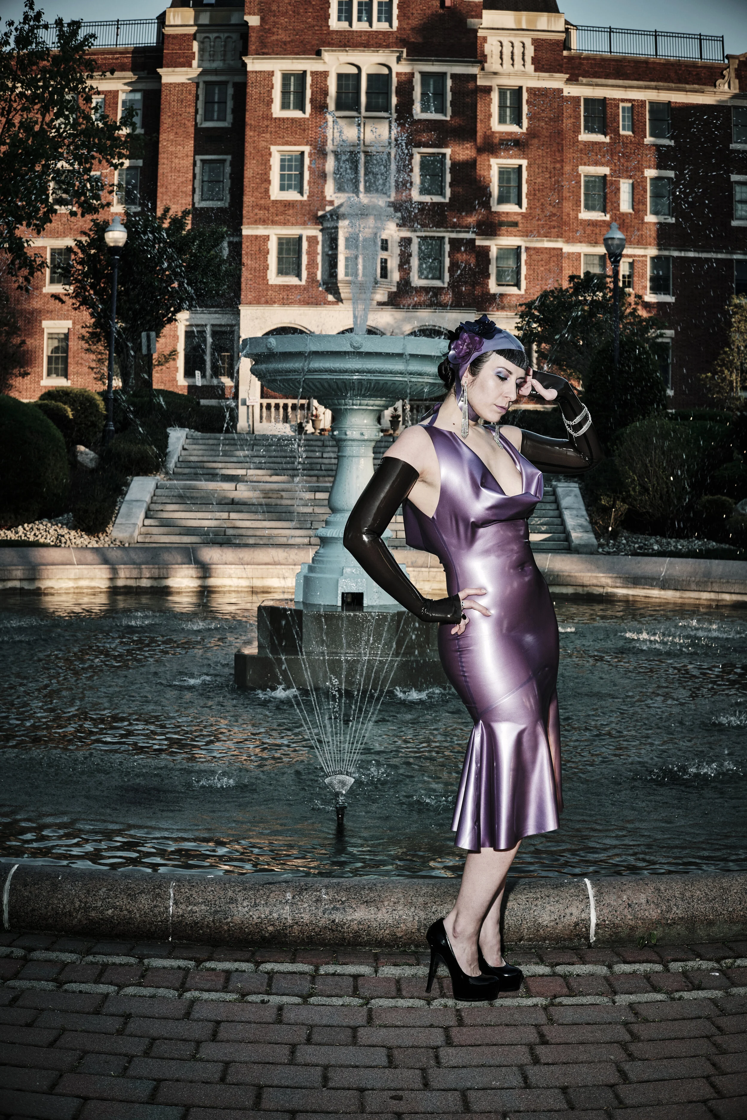 BabyLove's Latex 1920’s Latex Dress