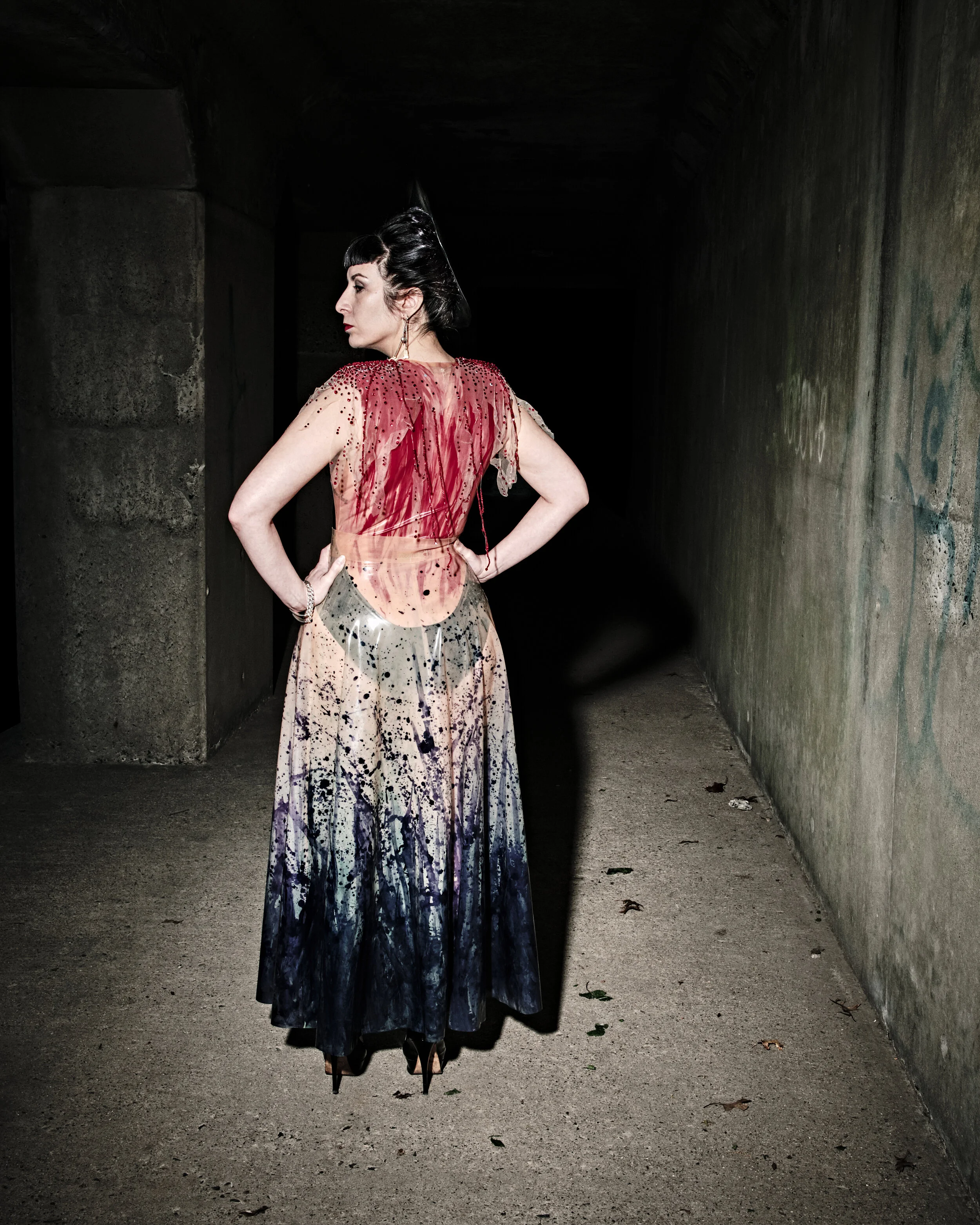 BabyLove's Latex by Renee Masoomian Hand Painted Overskirt