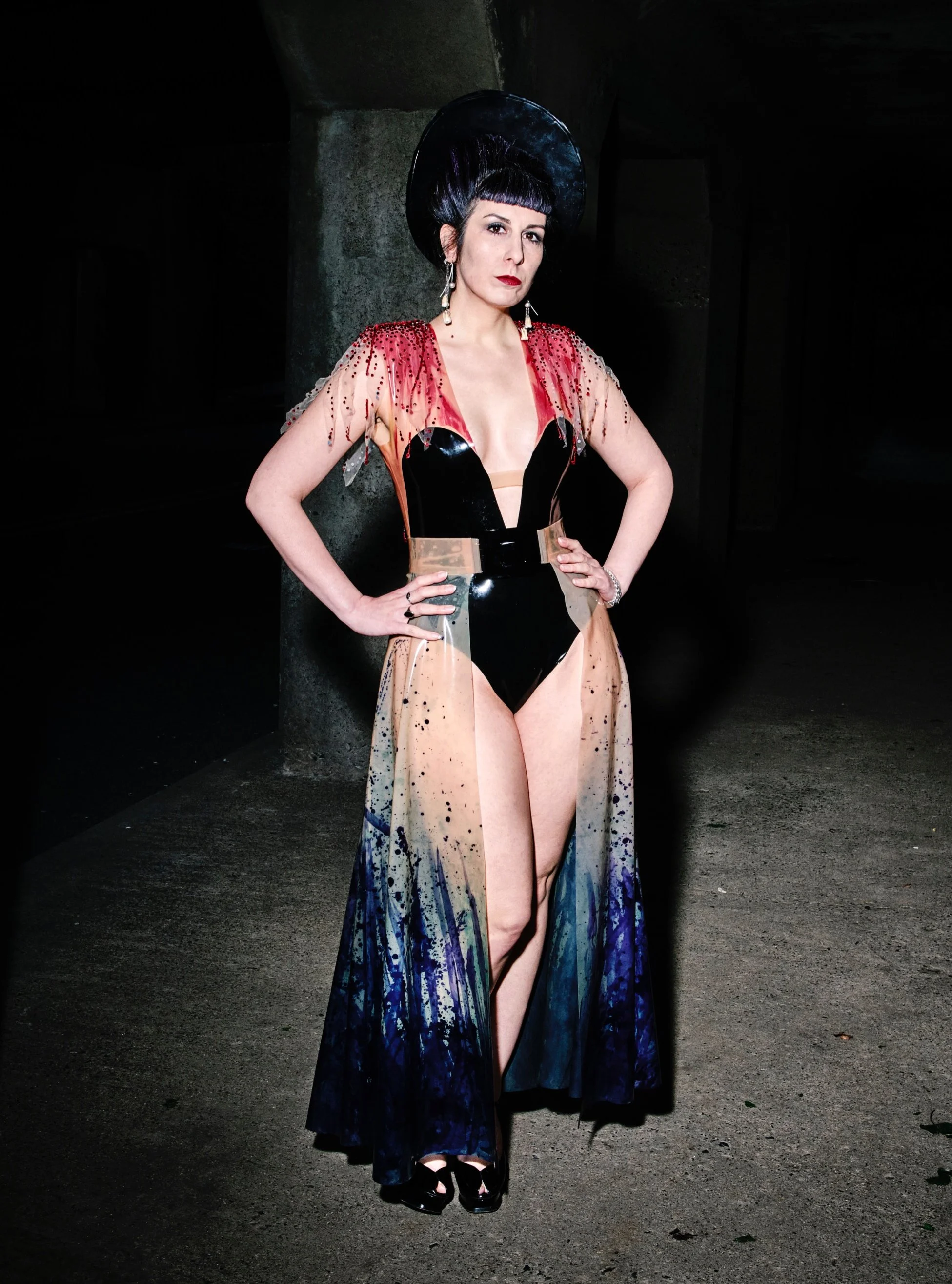 BabyLove's Latex by Renee Masoomian Hand Painted Overskirt