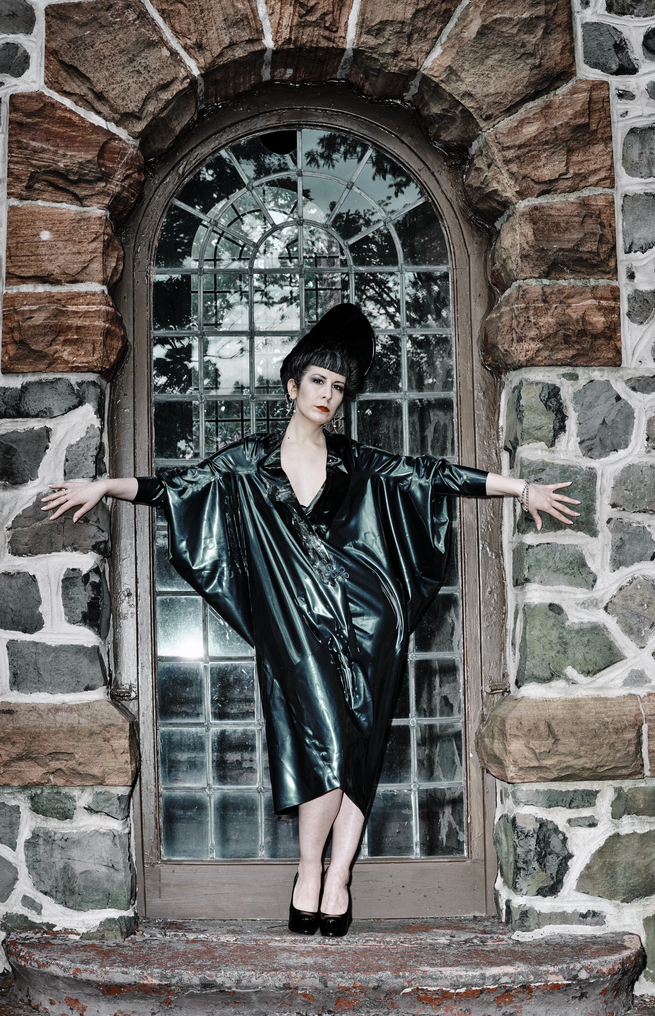BabyLove's Latex By Renee Masoomian Cocoon Coat