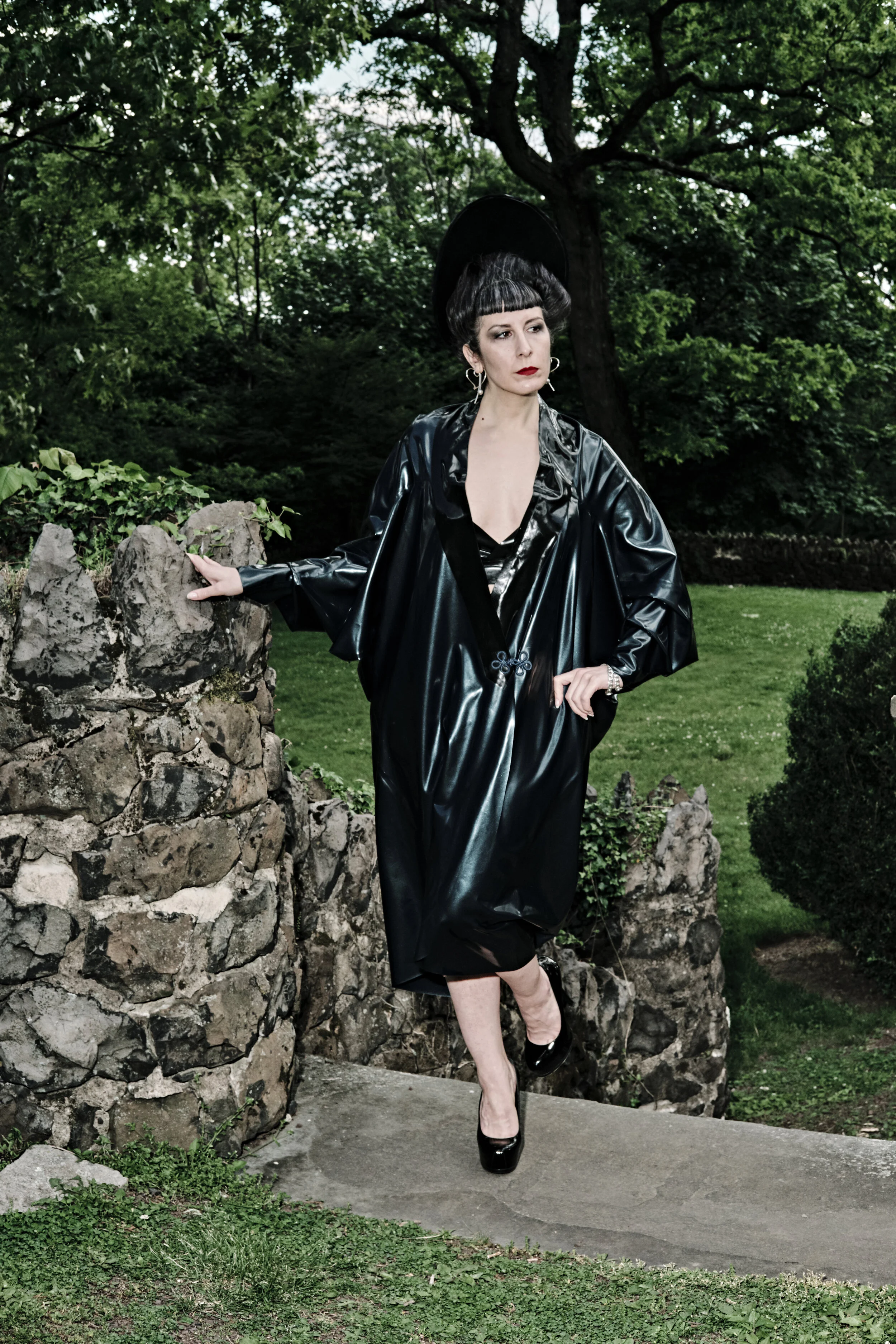 BabyLove's Latex By Renee Masoomian Cocoon Coat