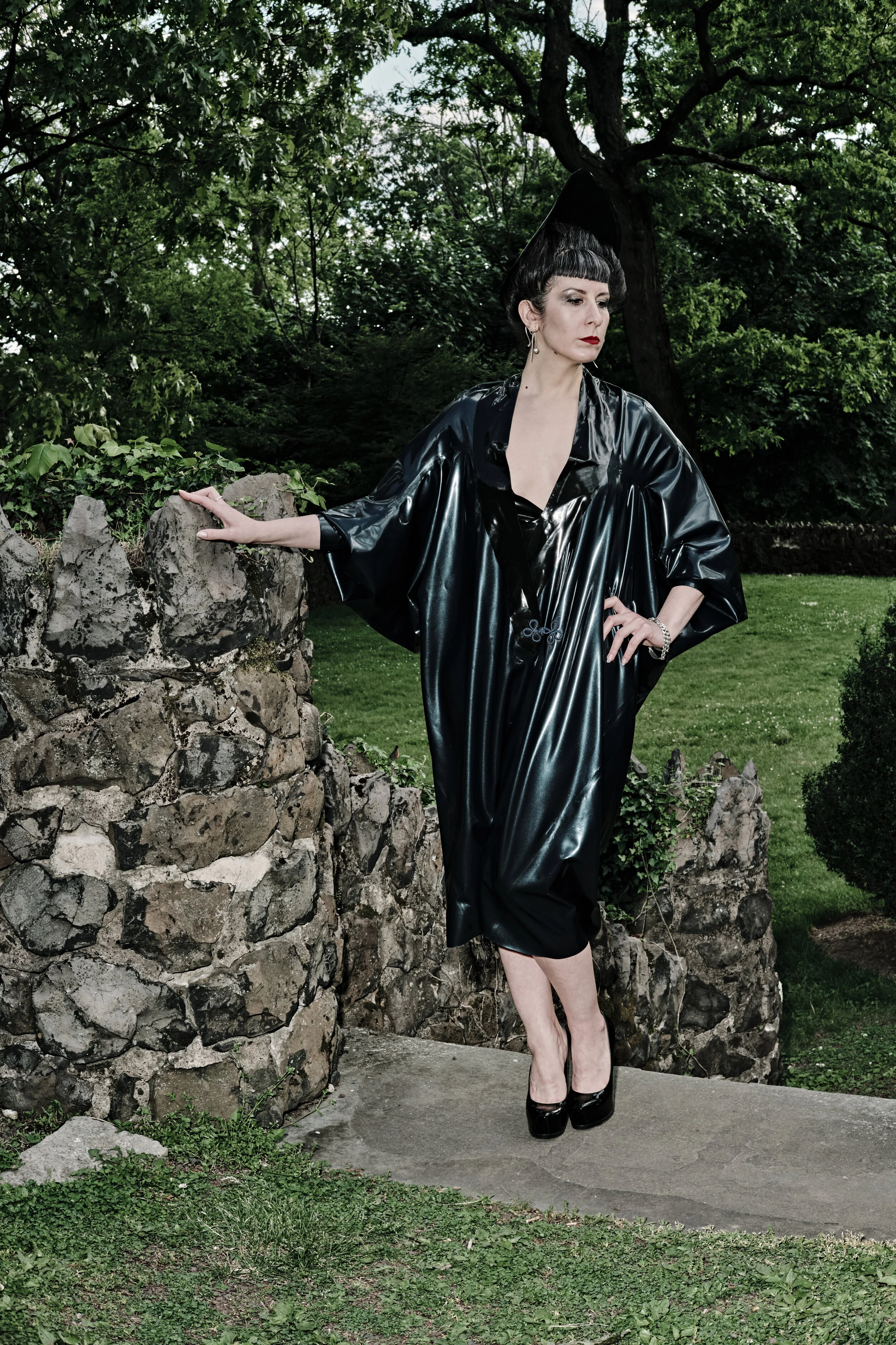 BabyLove's Latex By Renee Masoomian Cocoon Coat