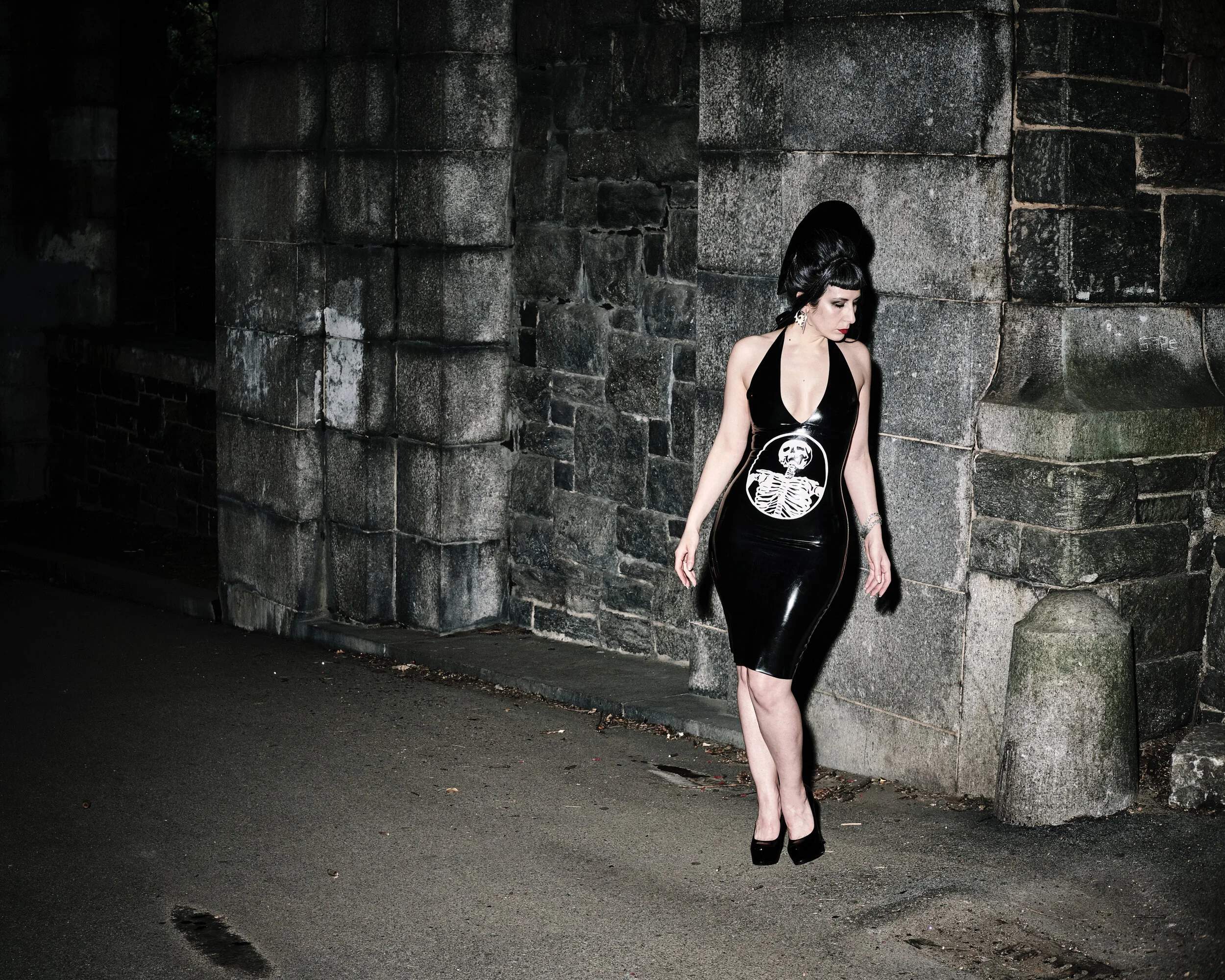 BabyLove's Latex Memento More Halter Dress