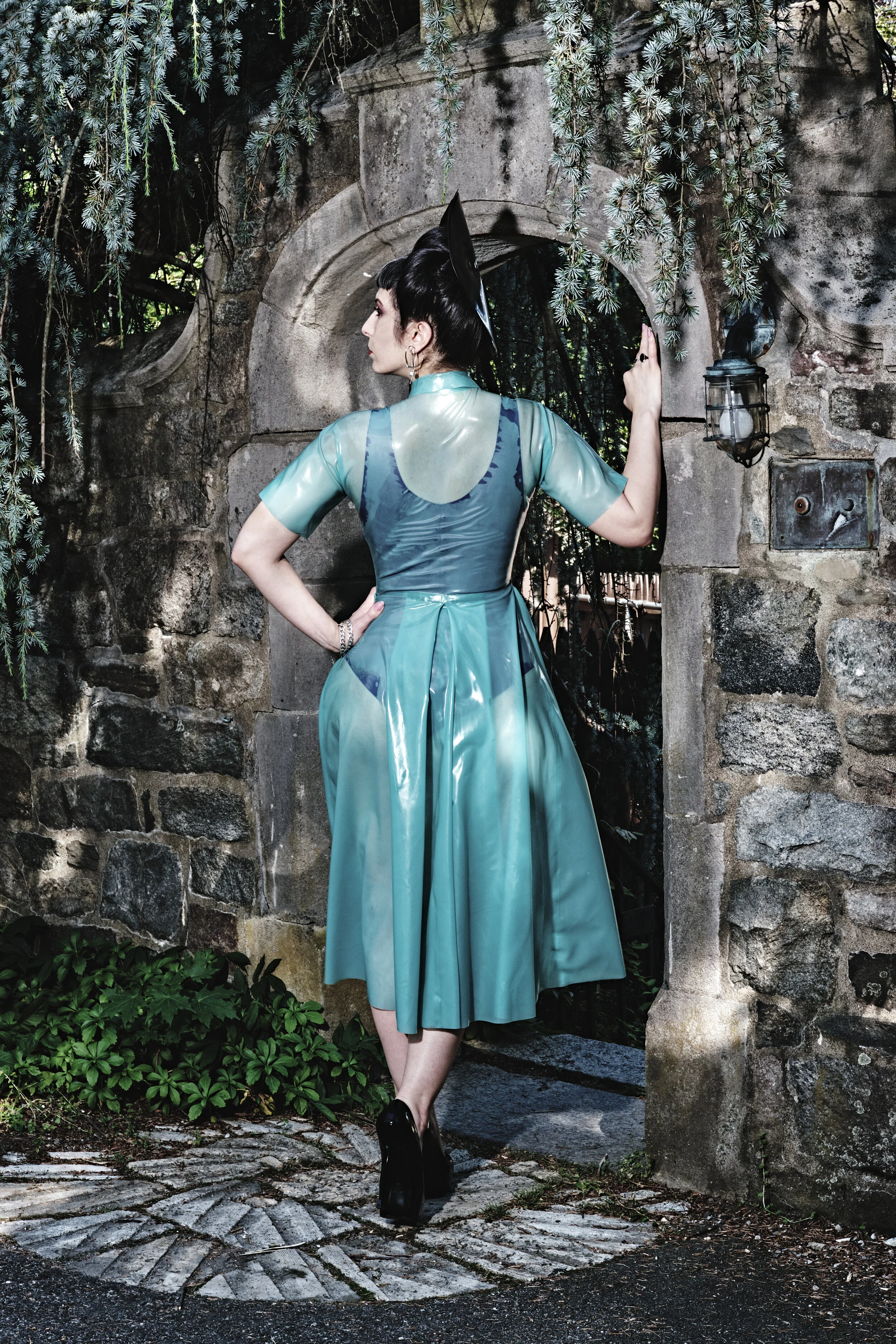 BabyLove’s Latex by Renee Masoomian 1950’s Overdress