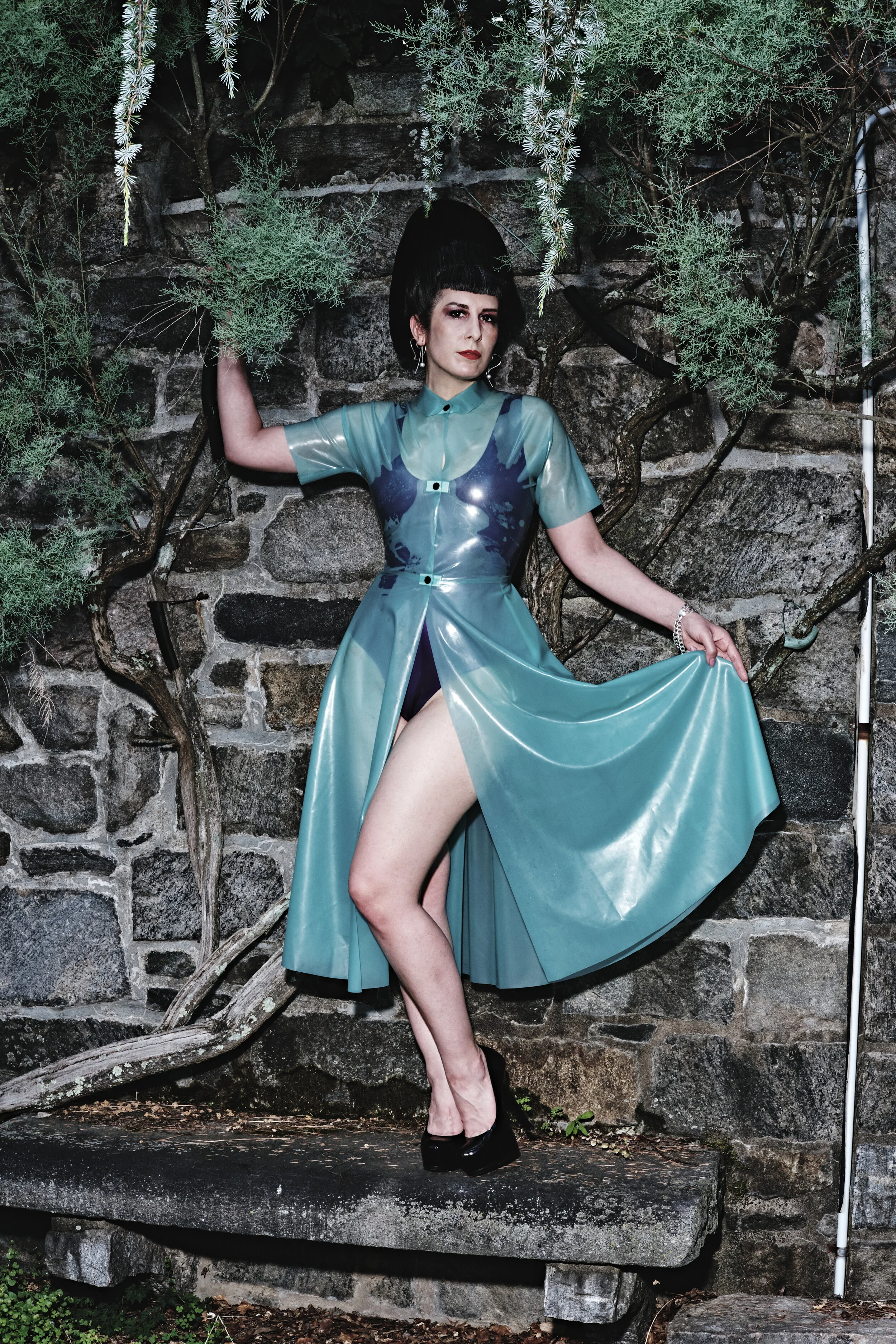 BabyLove’s Latex by Renee Masoomian 1950’s OverDress Dress