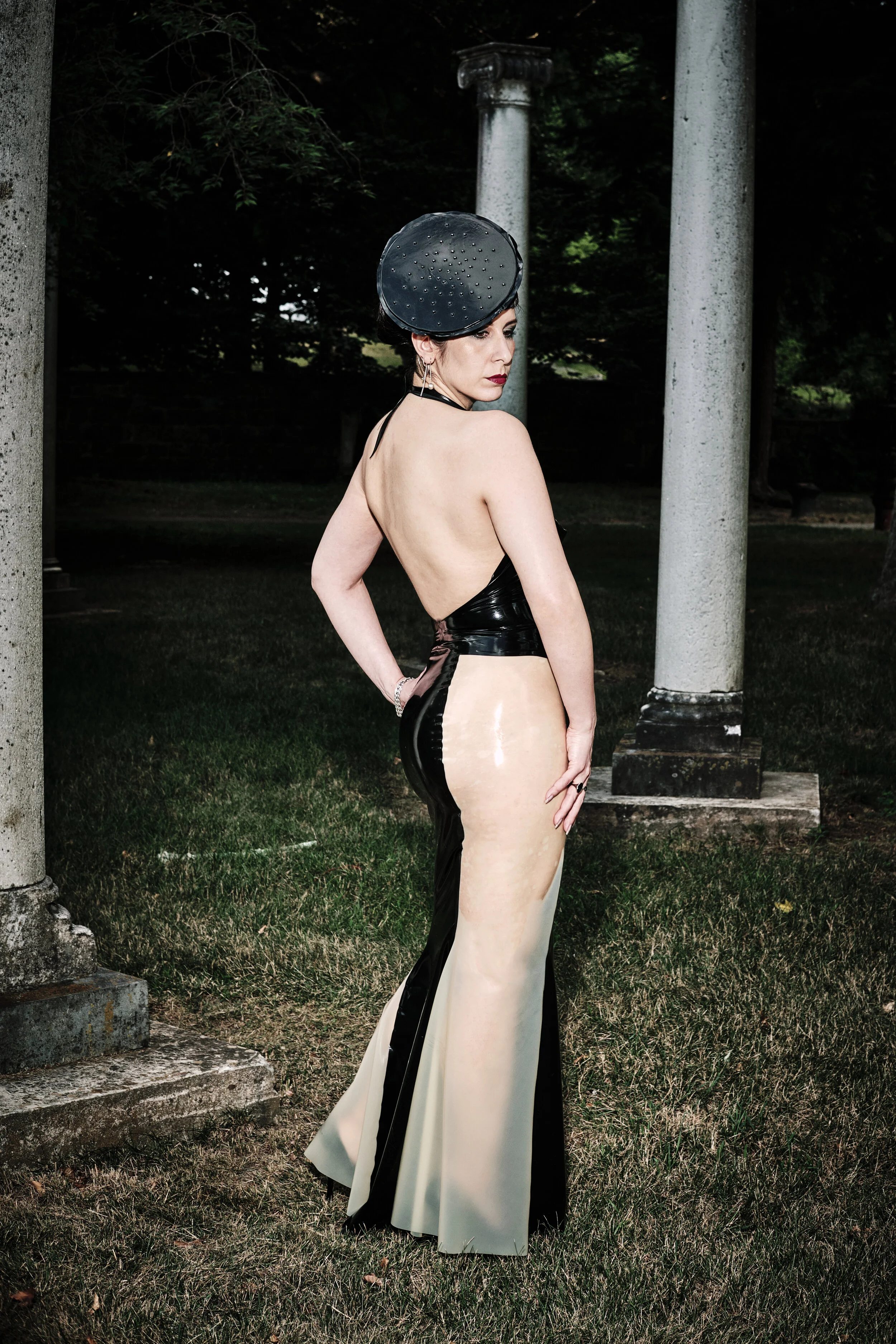 BabyLove's Latex Cowl Top