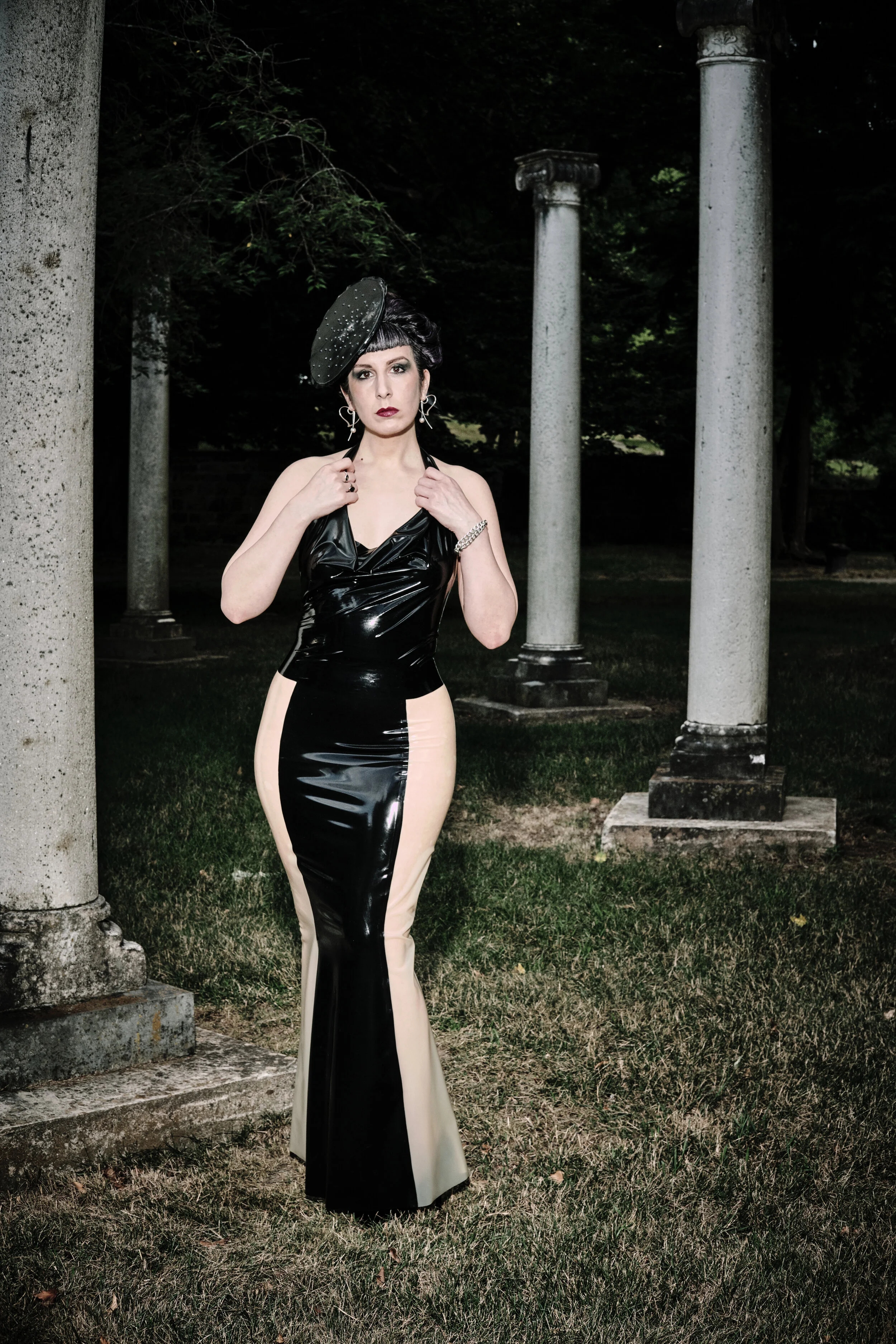 BabyLove's Latex Cowl Top