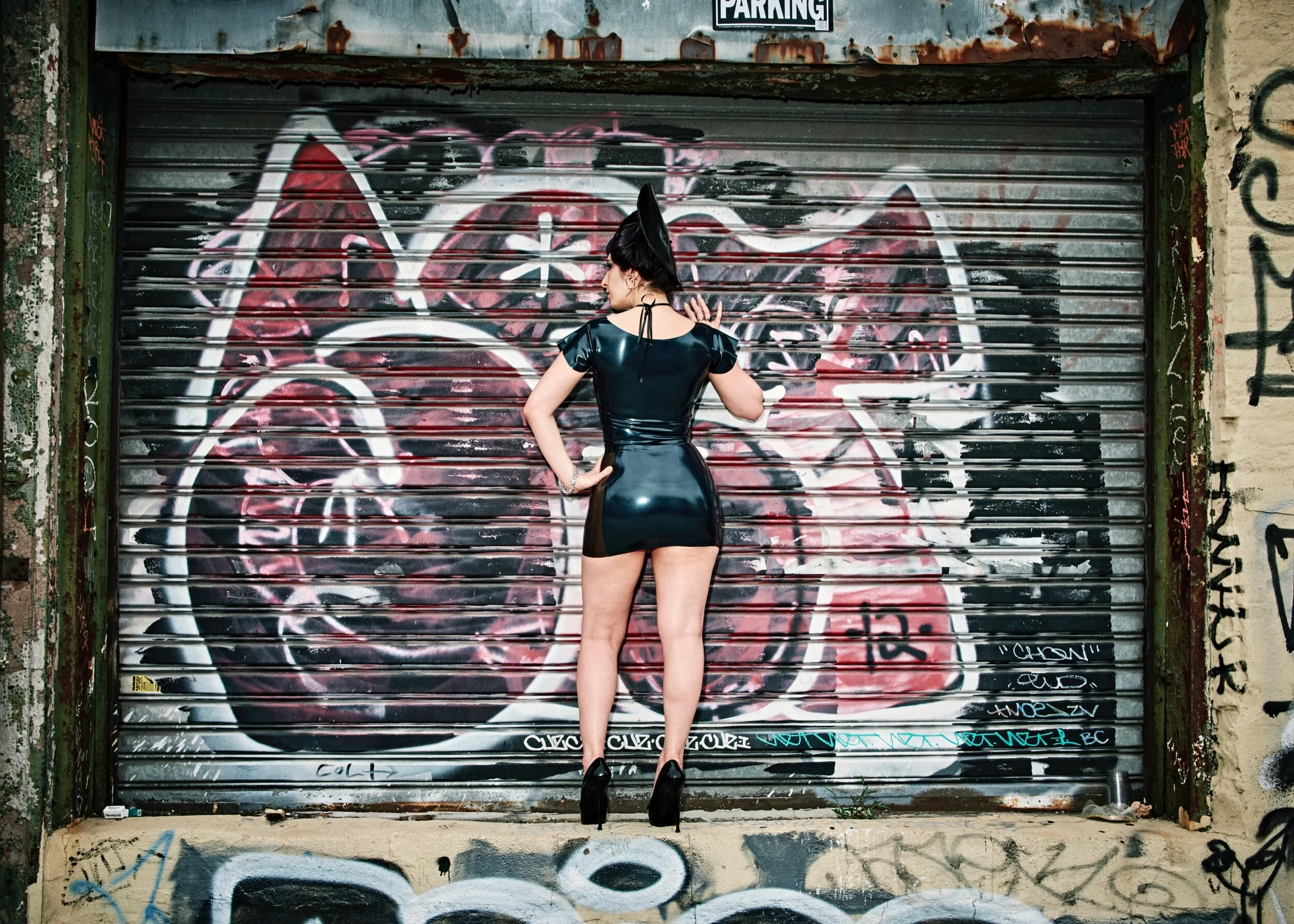 BabyLove’s Latex by Renee Masoomian Girdle Mini Skirt