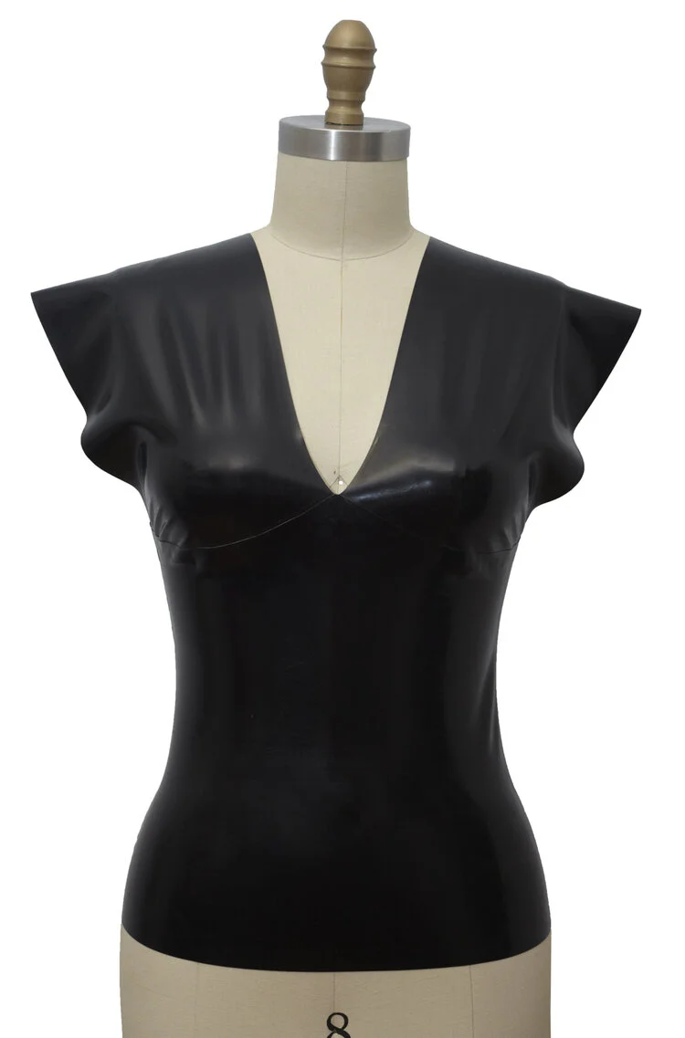 BabyLove's Latex Exaggerated Shoulder Top