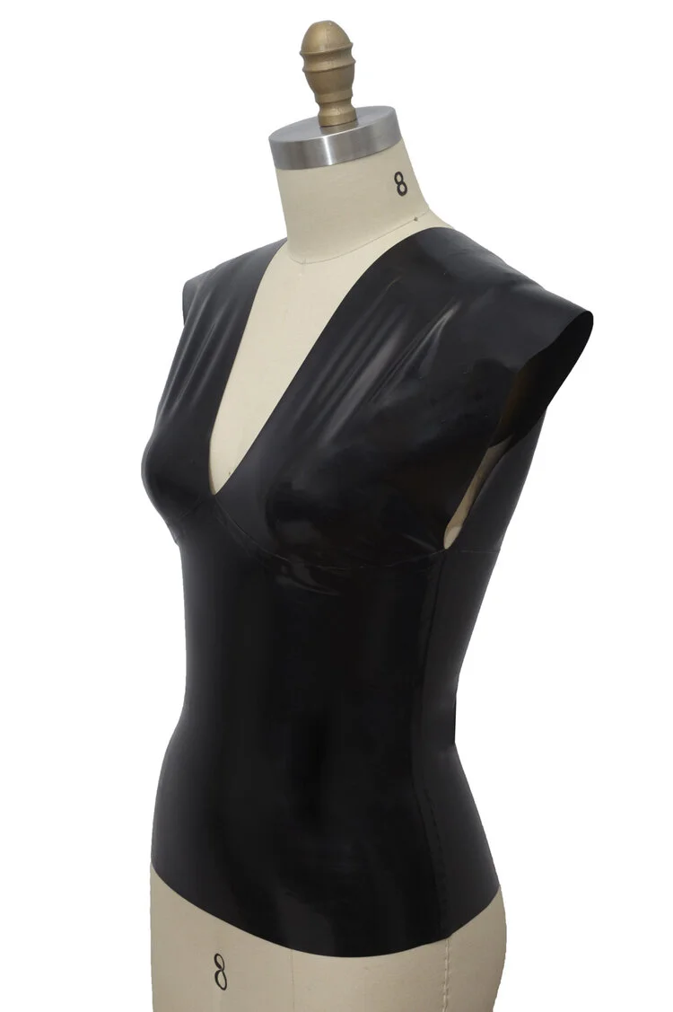 BabyLove's Latex Exaggerated Shoulder Top