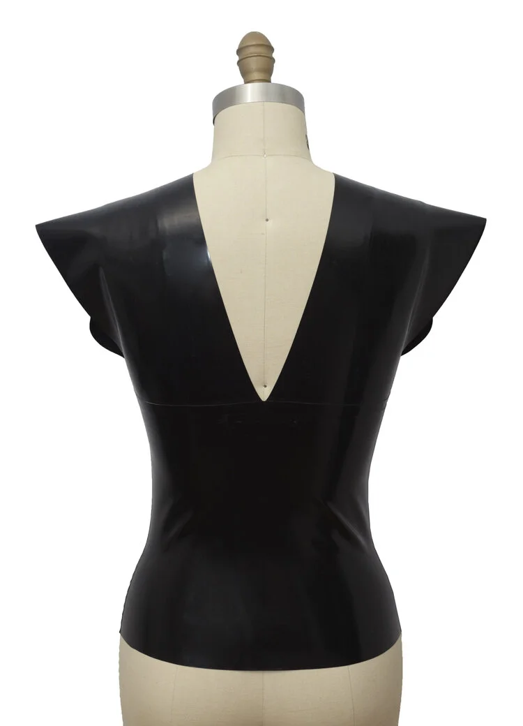 BabyLove's Latex Exaggerated Shoulder Top