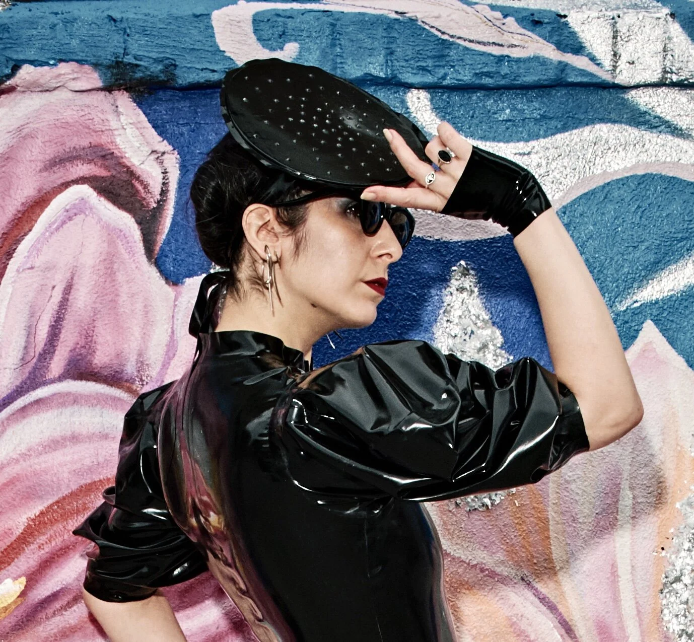 BabyLove's Latex By Renee Masoomian Short Fingerless Gloves