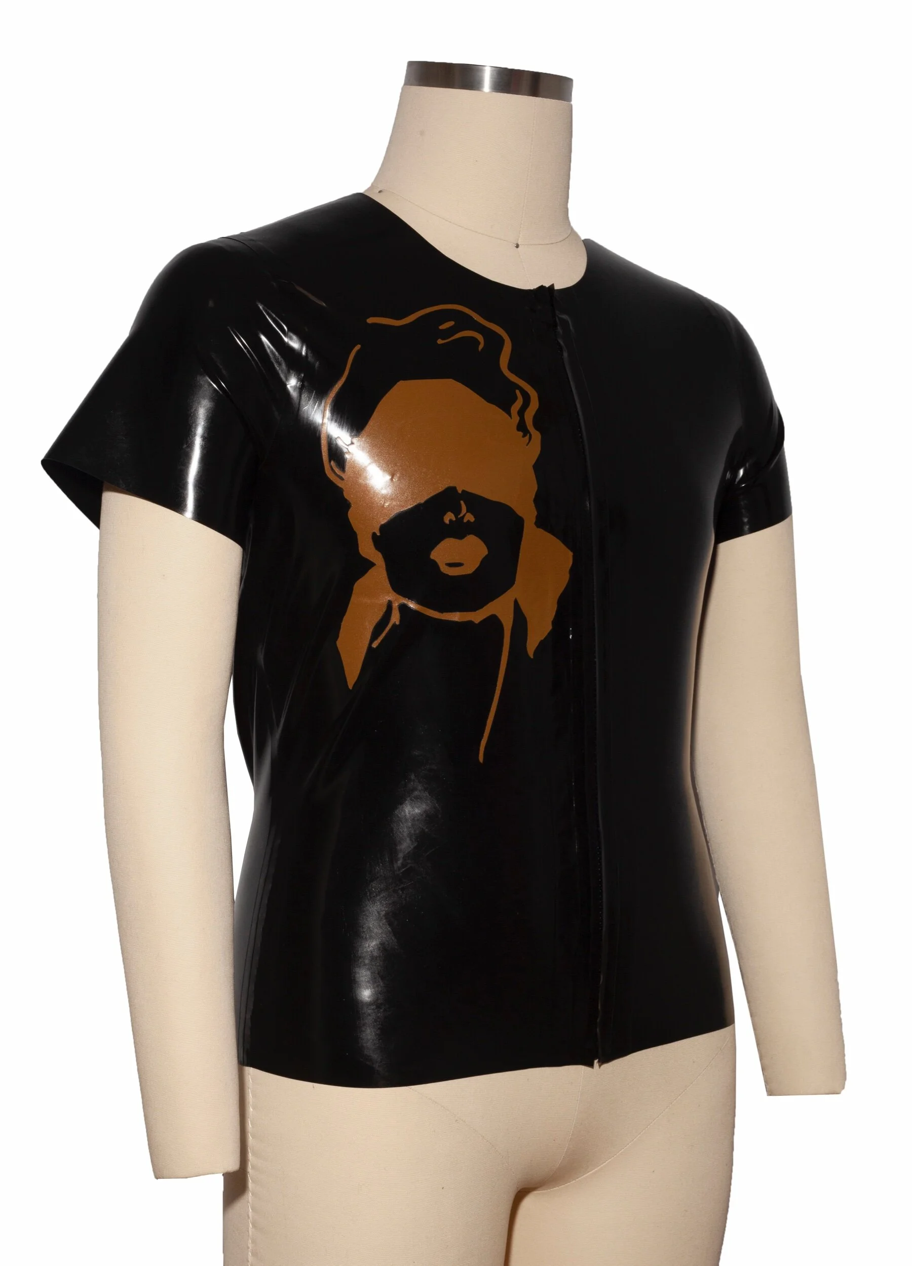 Soliloquy Latex See No Evil Zipper T-Shirt