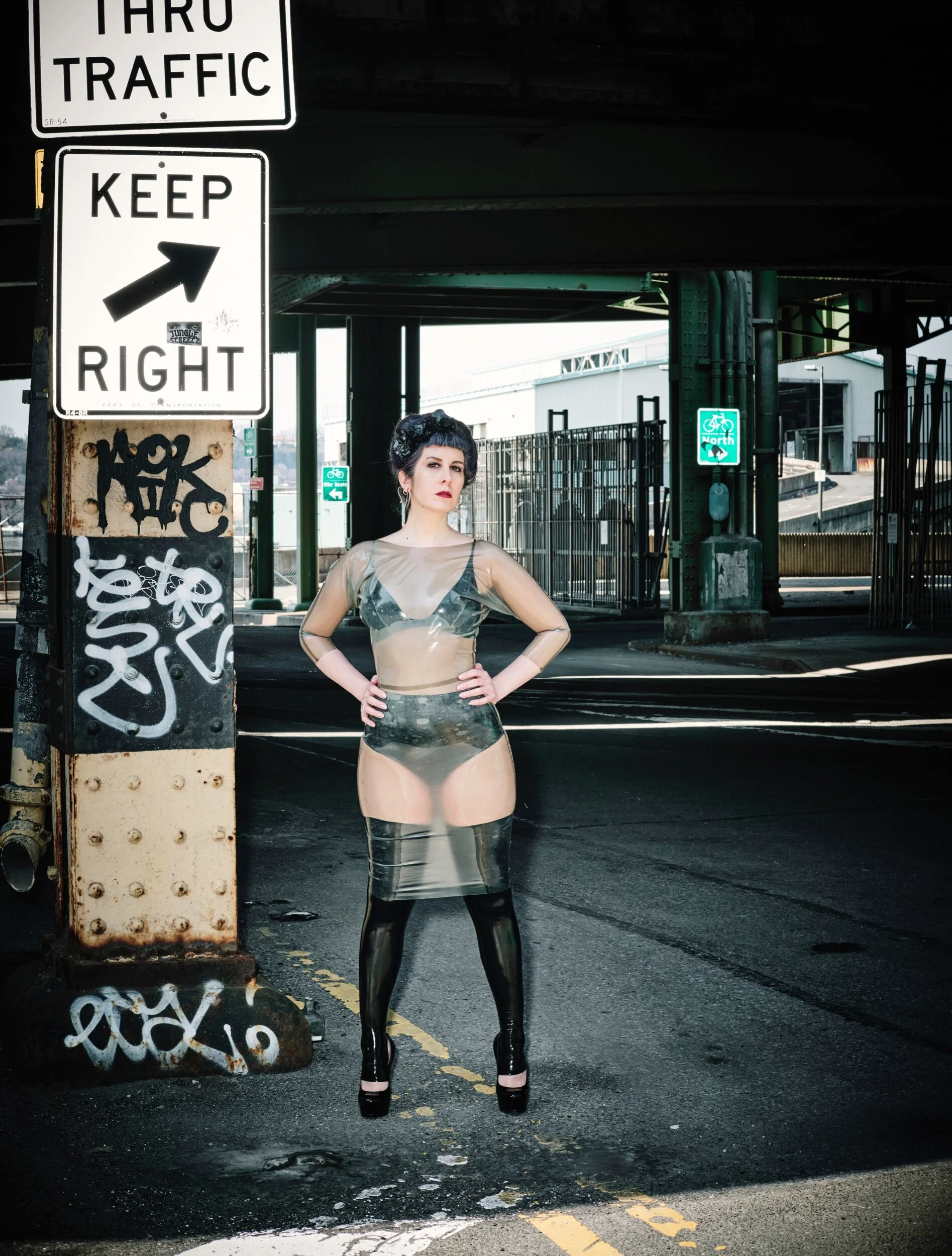 BabyLove's Latex High Cut Briefs