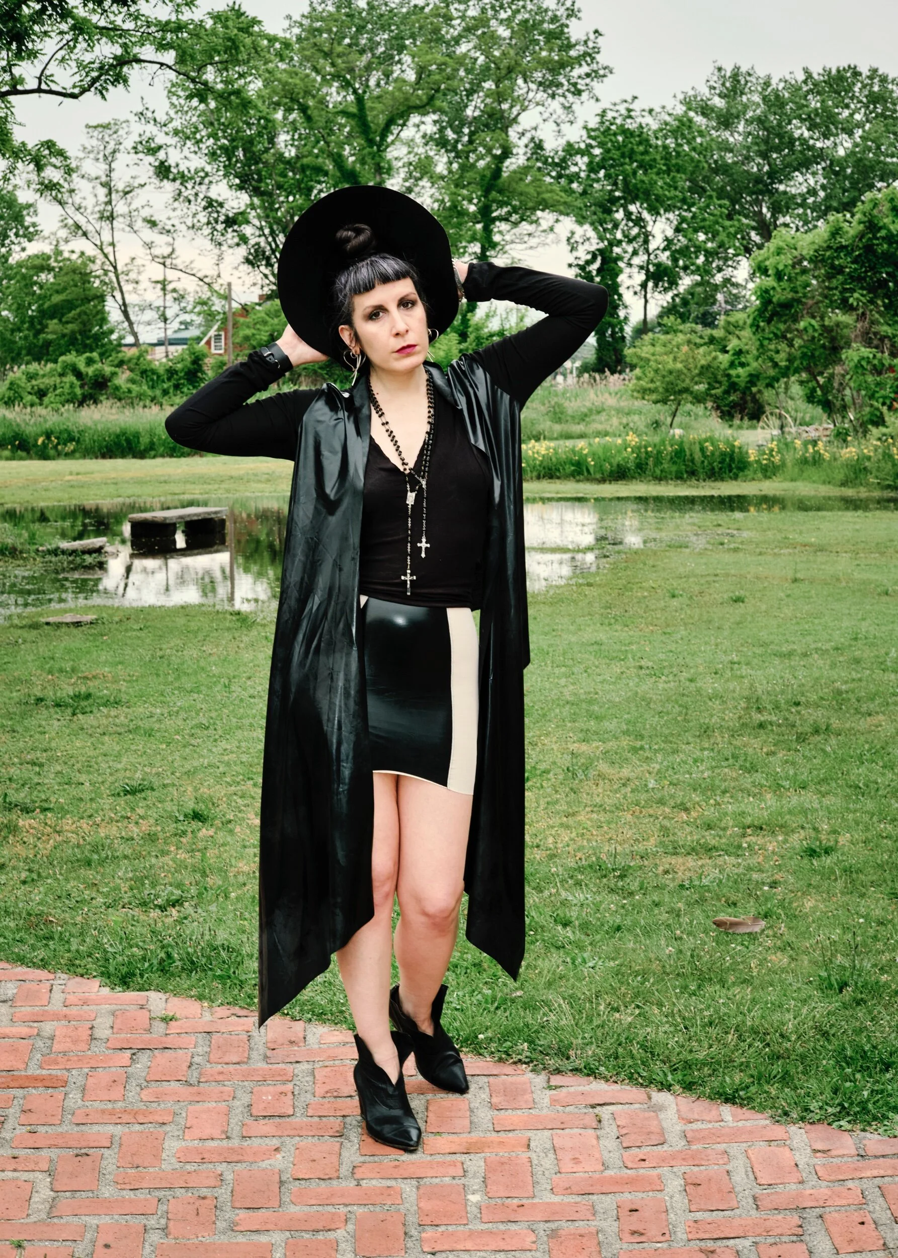 Renee Masoomian Latex Sweater