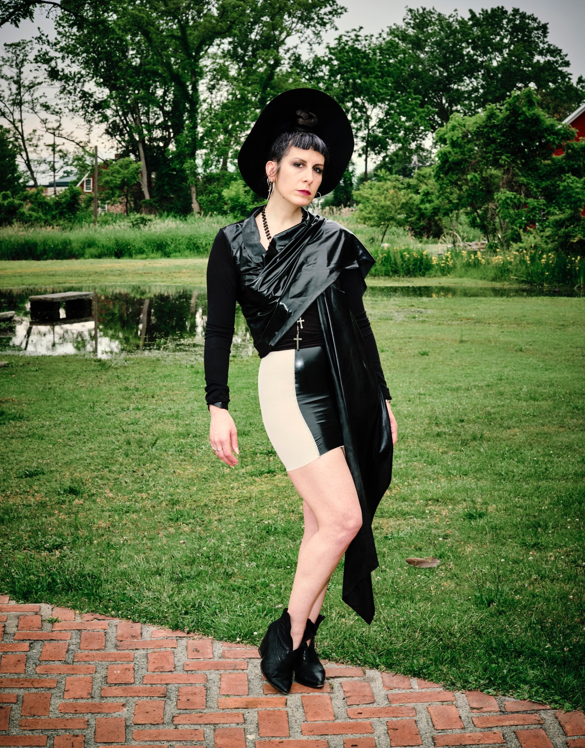 Renee Masoomian Latex Sweater