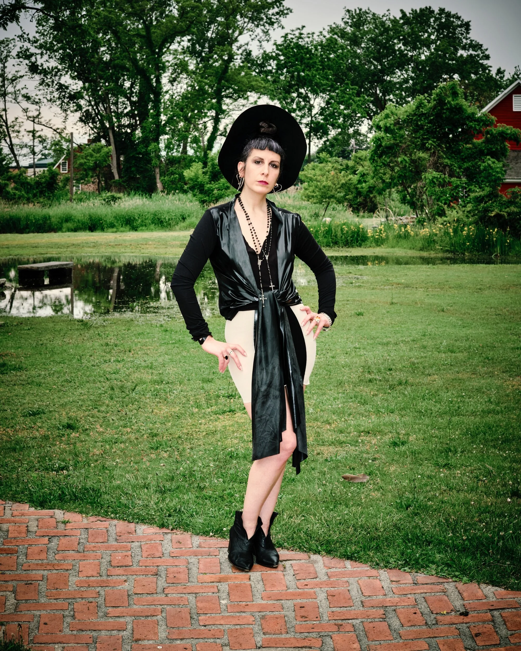 Renee Masoomian Latex Sweater