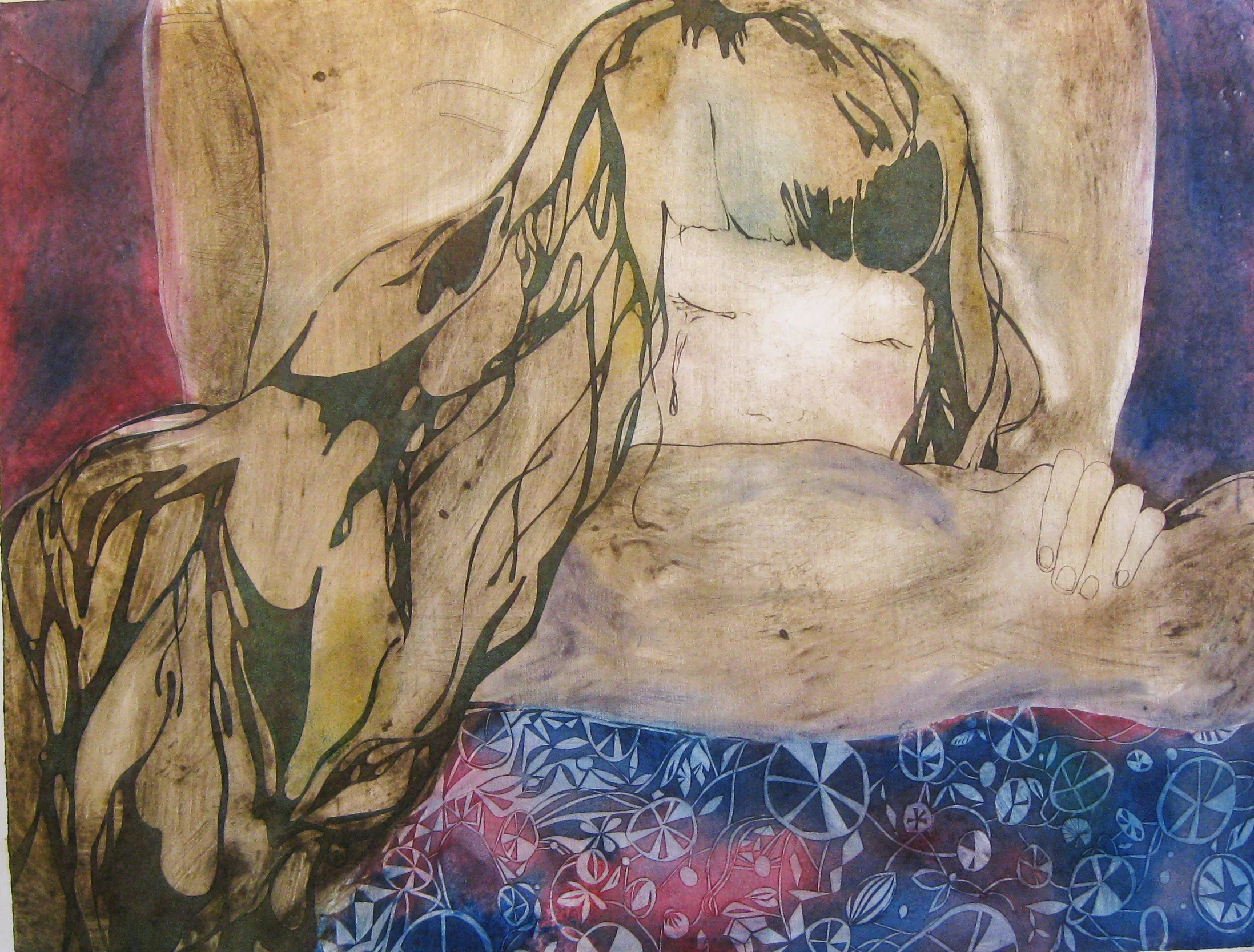 Paper Plate Intaglio Monotype, CCA Pre-College