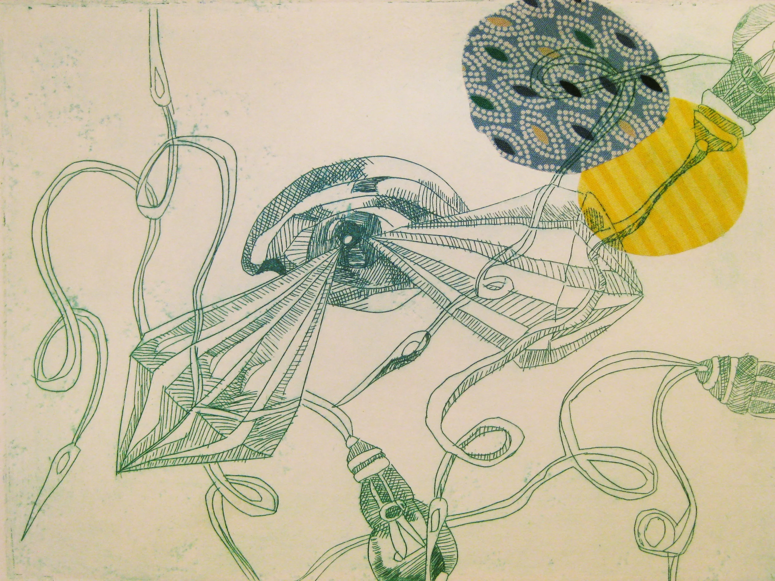 Copper Plate Intaglio with Chine Collé, CCA Pre-College