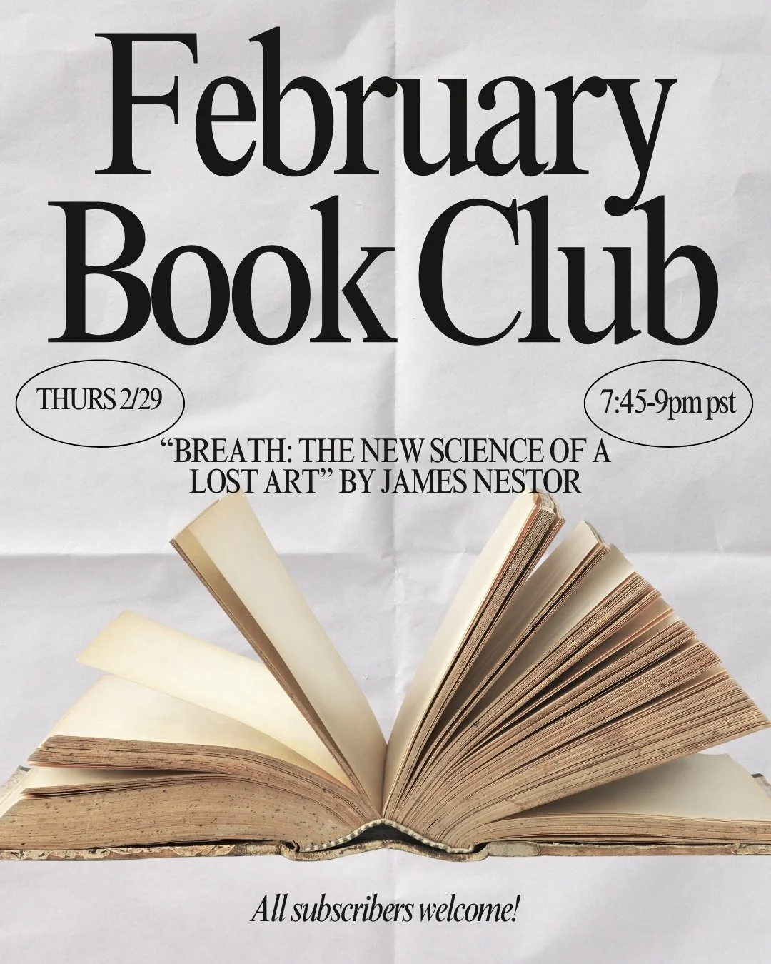 Breath bookclub