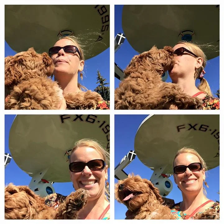 Molly does not like selfies. At all. 