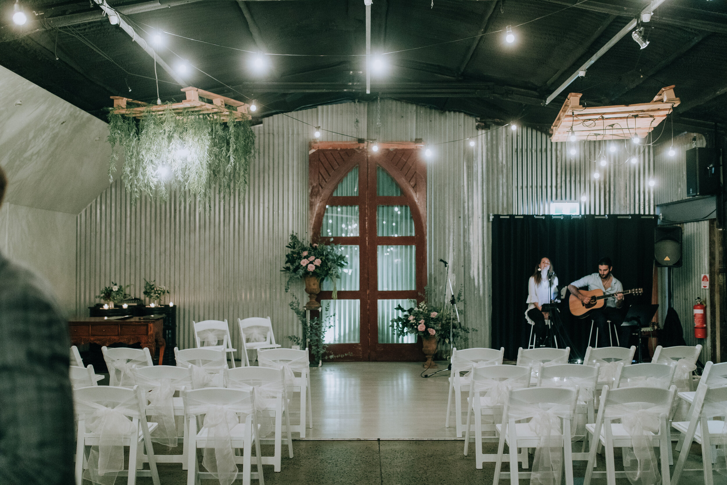 Caroline + Paddy's Ceremony in Our Main Room