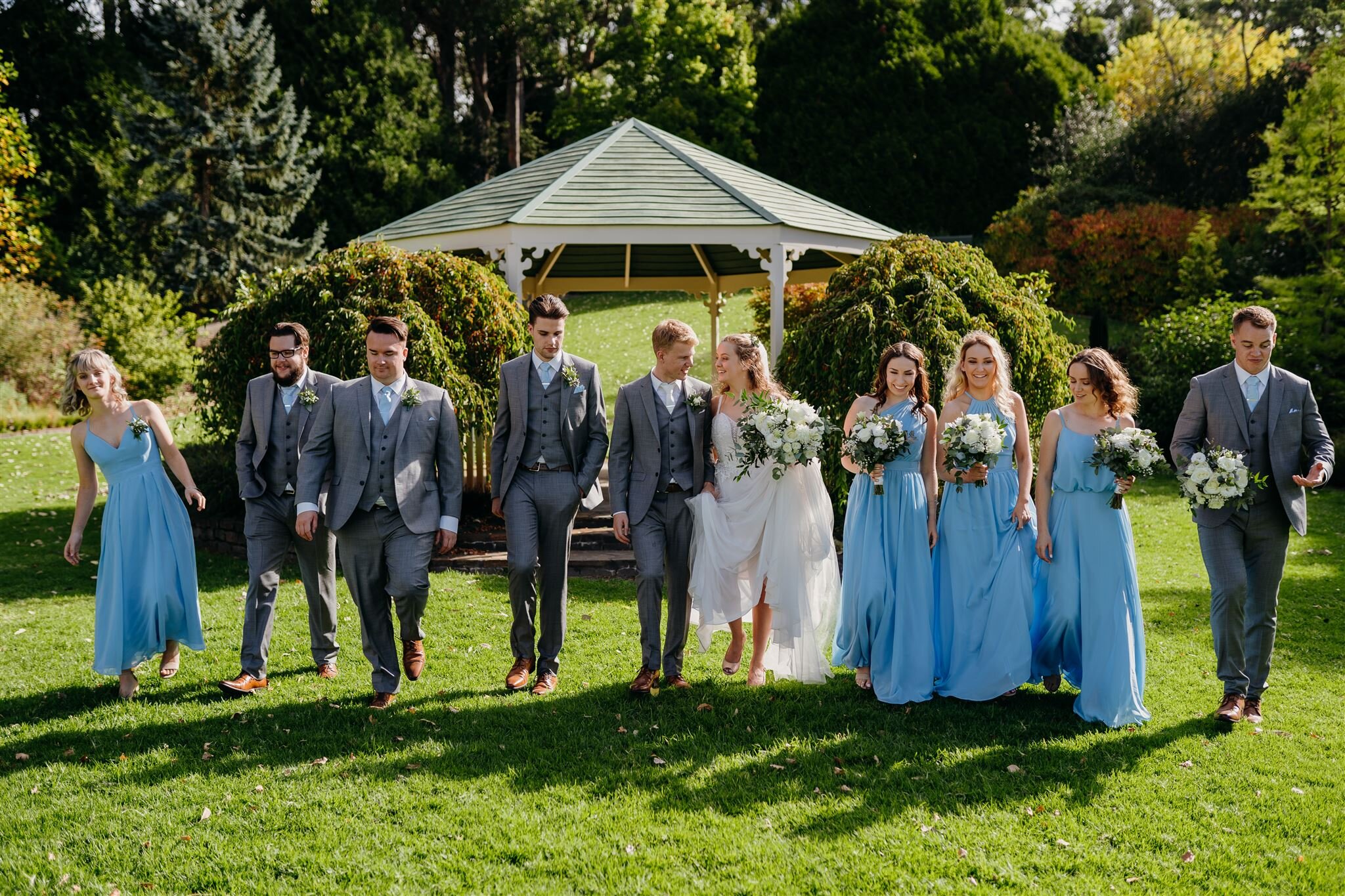Bridal Party in the Adelaide Hills