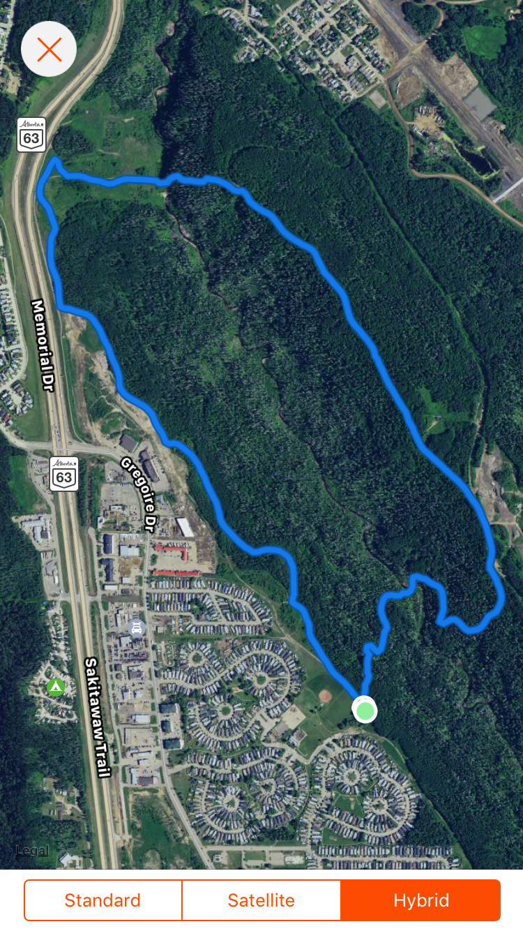 Birchwood Bender Course Map